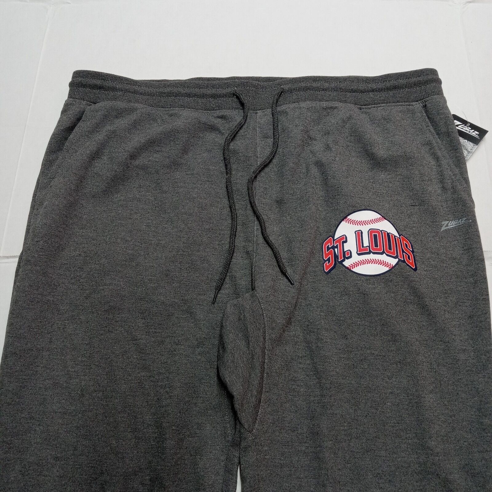 Zubaz Zubaz Pants St Louis Cardinals Men’s XL Gray Joggers Size US 40 / EU 56 - 3 Thumbnail