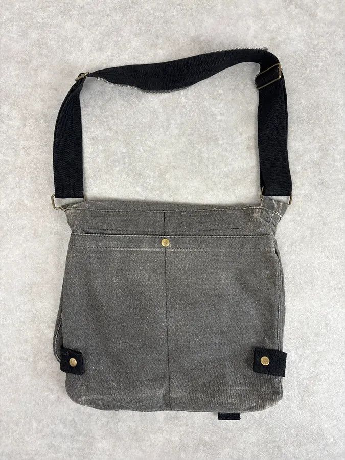 Vintage Vintage Grey Denim Sex Pistols Patch Messenger Bag Size ONE SIZE - 6 Thumbnail