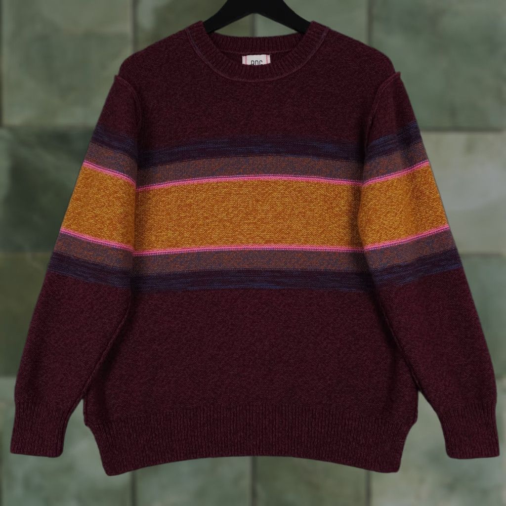 Urban Outfitters BDG Sweater Womens Small Red Oaklyn Oversized Crew Neck Pullover Size S / US 4 / IT 40 - 1 Thumbnail