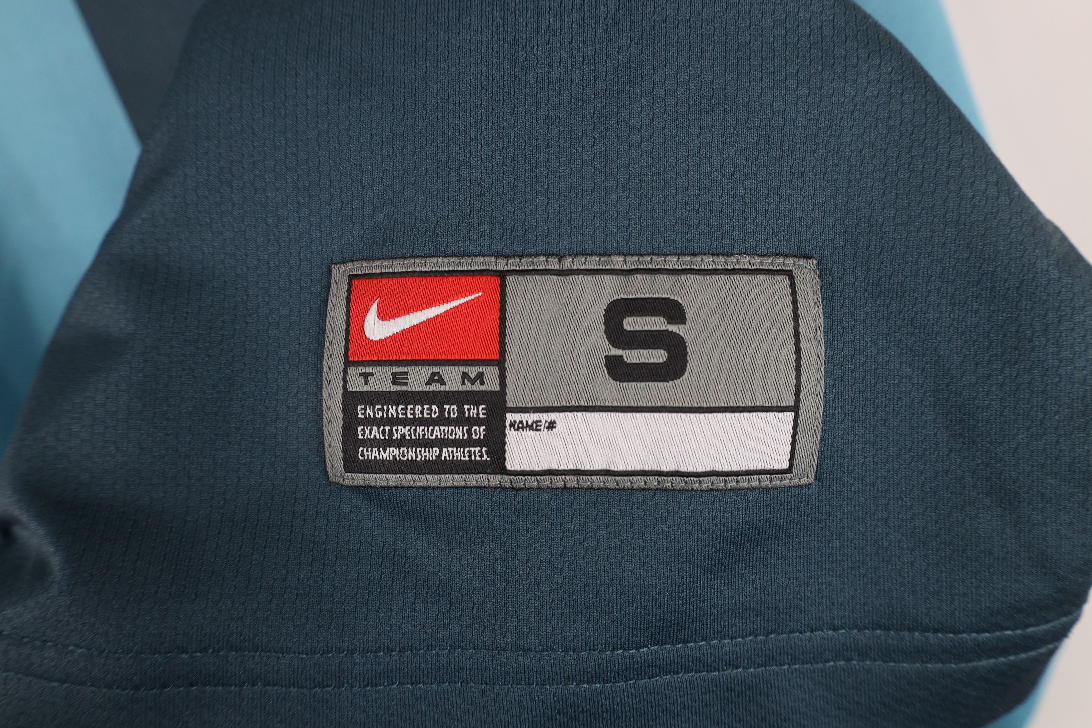 Nike × Vintage Vintage Nike Mini Swoosh Long Sleeve Soccer Jersey Shirt Size US S / EU 44-46 / 1 - 6 Thumbnail