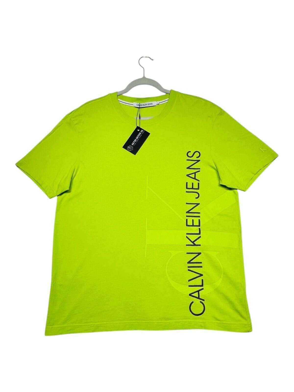 Calvin Klein Calvin Klein Jeans T-Shirt Men's UK Size L Green Bright Size US L / EU 52-54 / 3 - 1 Thumbnail