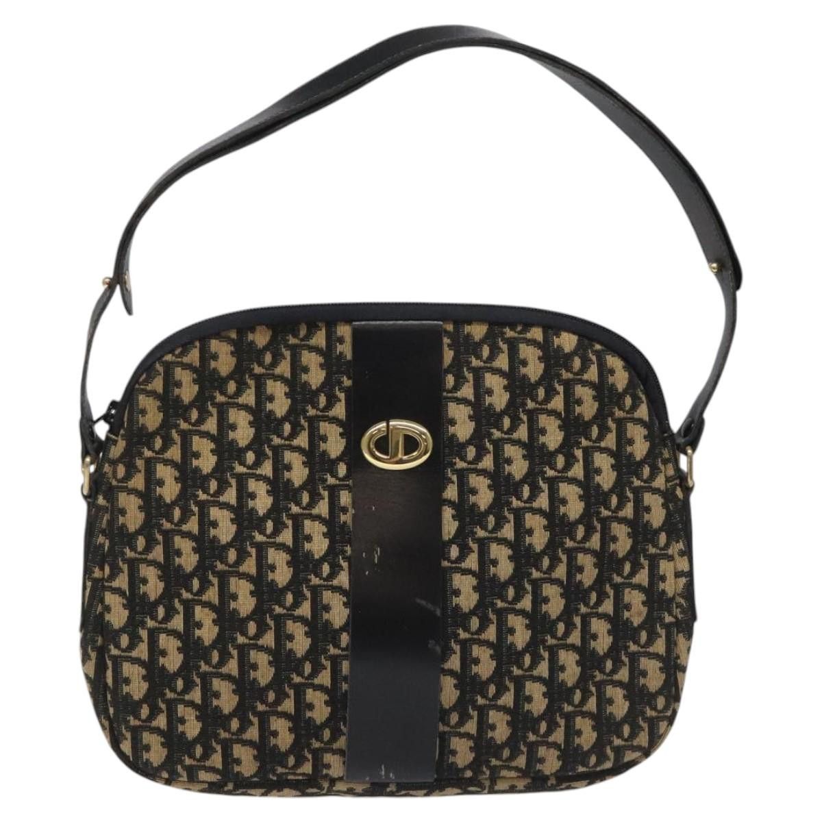 Dior DIOR Trotter Canvas Shoulder Bag Black Size ONE SIZE - 2 Thumbnail