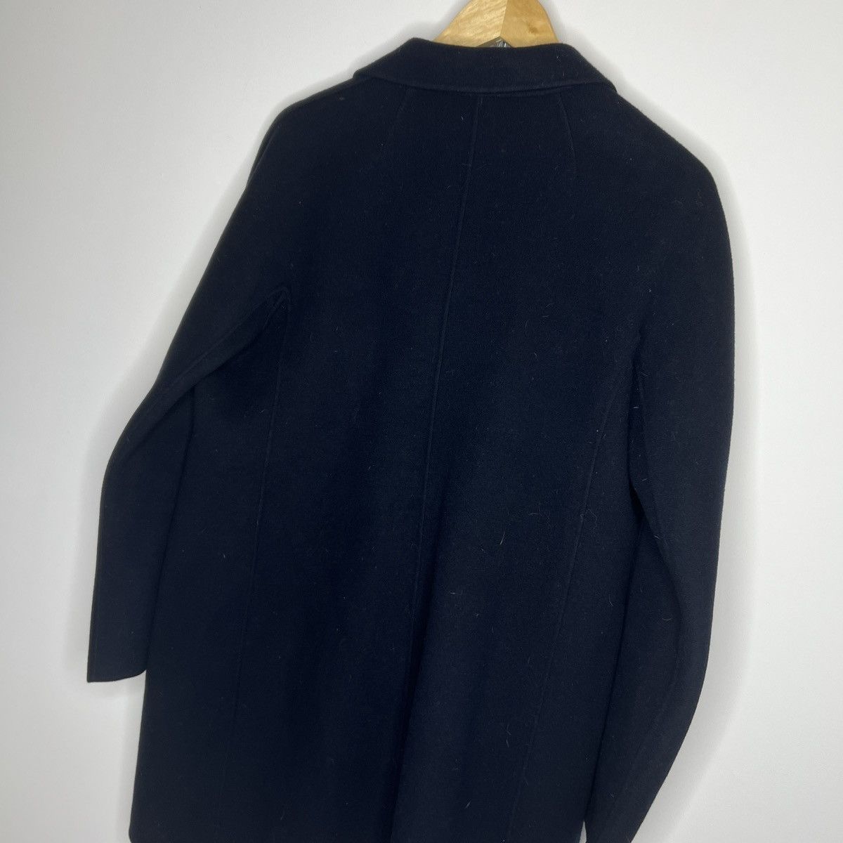 Designer × Max Mara 💥MAX MARA DOUBLE BREASTED RICH NAVY LONG WOOL COAT Size M / US 6-8 / IT 42-44 - 9 Thumbnail