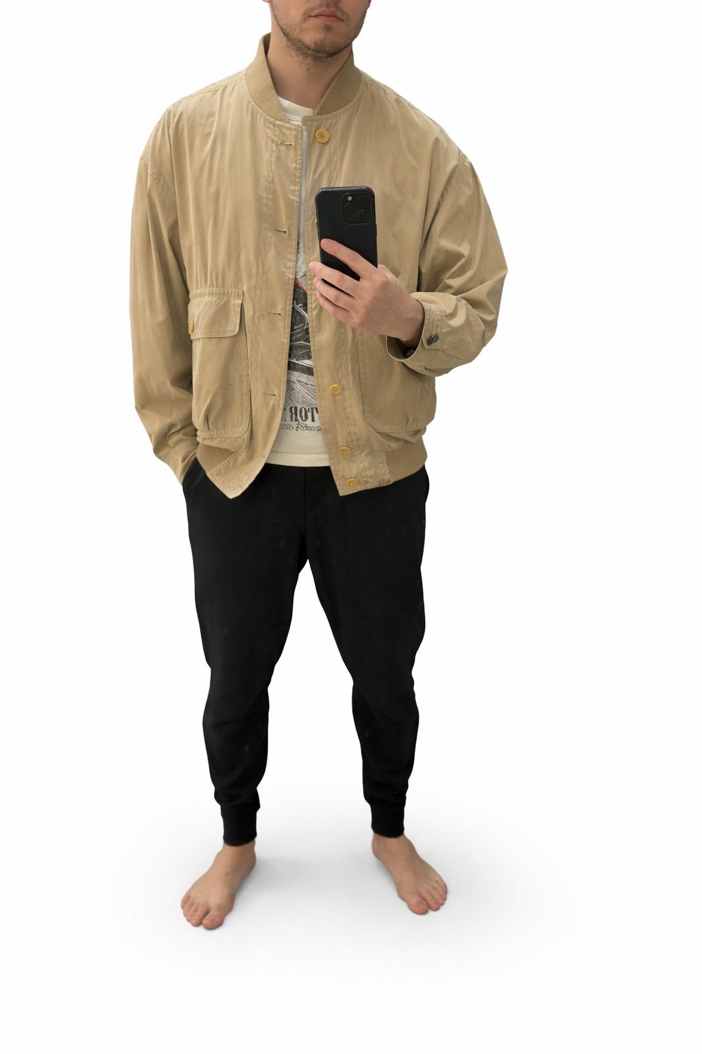 Schneiders Schneiders Salzburg Real Vintage Beige Bomber Jacket L Size US L / EU 52-54 / 3 - 2 Thumbnail