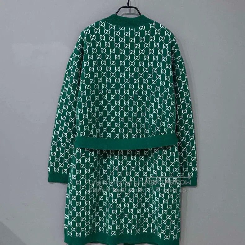 Gucci Gucci Full-print old-fashioned tweed coat Size S / US 4 / IT 40 - 3 Thumbnail