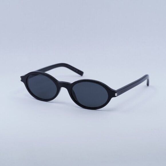 Saint Laurent SL751JEANNE 001 Sunglasses Black Oval Frame