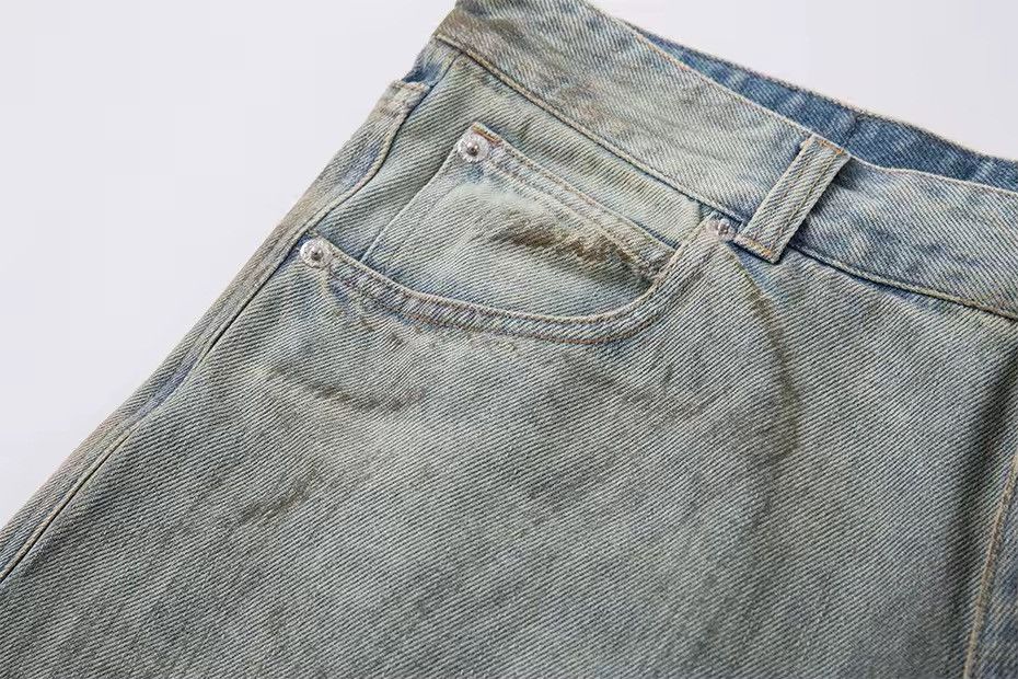 Other Retro Vintage Style Baggy Washed Ripped Y2k Shorts Size US 33 - 5 Thumbnail
