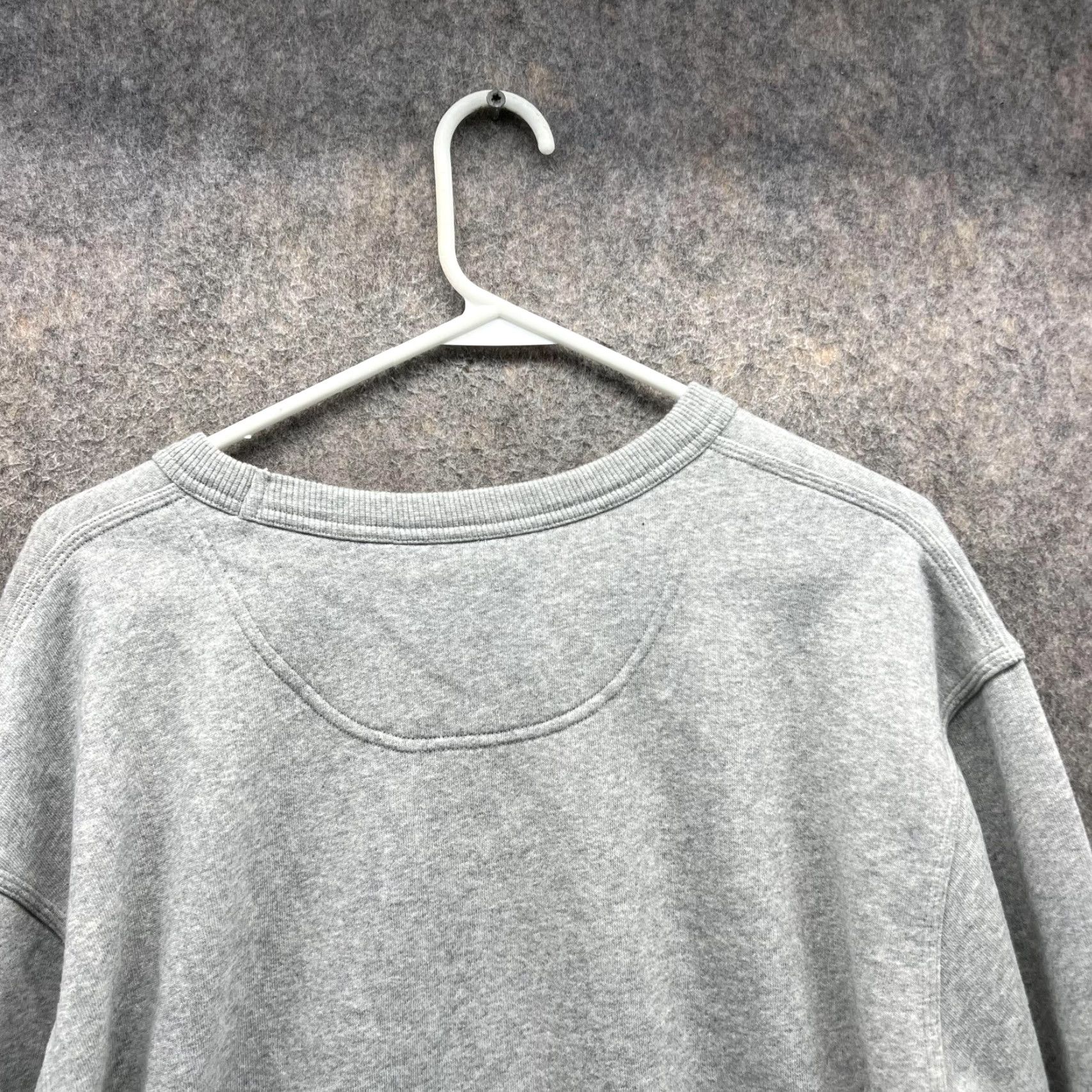 Champion VINTAGE Champion Sweater Men M Gray Crewneck Pullover Fleece Cotton Logo All Seasons Size US M / EU 48-50 / 2 - 2 Thumbnail