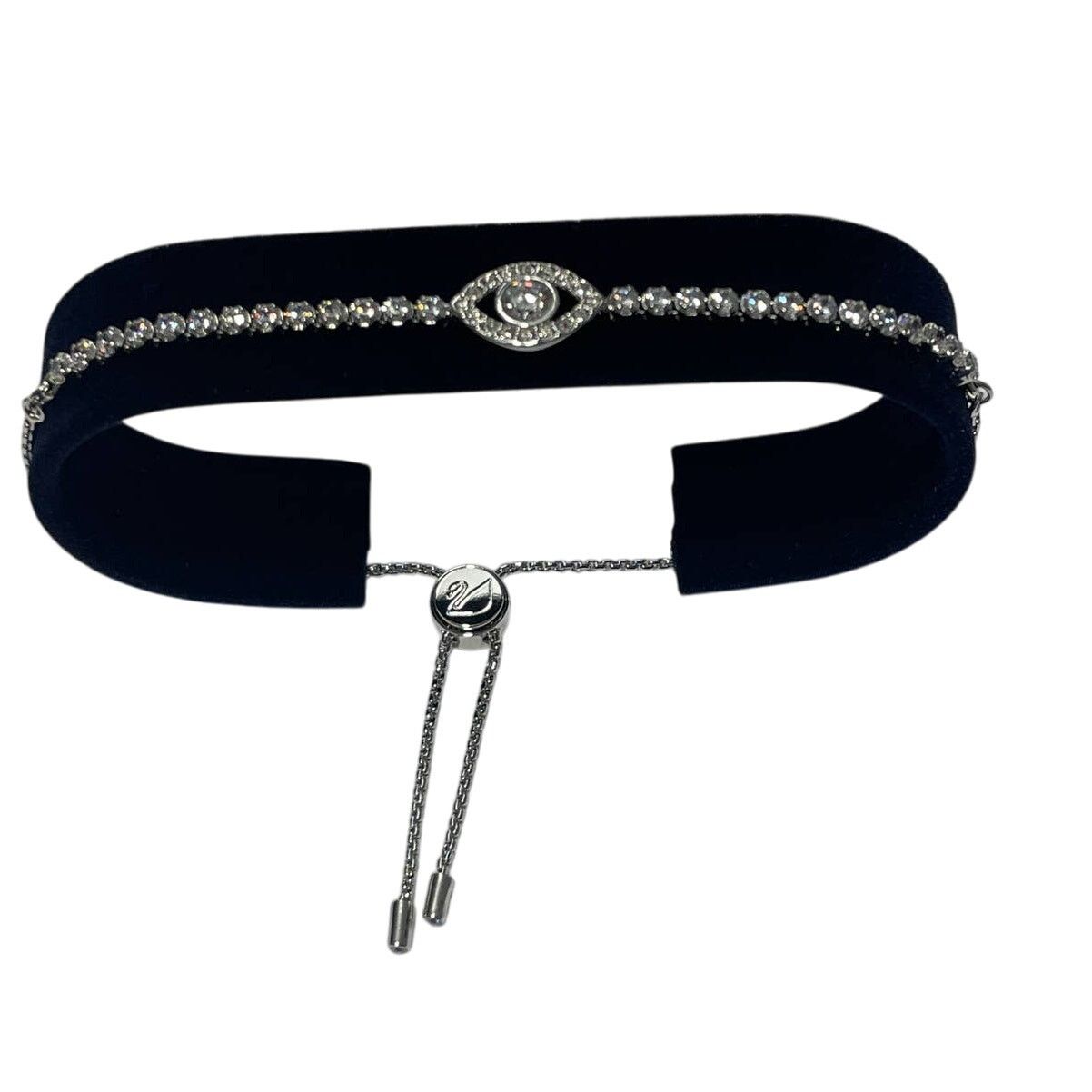 Swarovski swarovski Subtle bracelet Evil eye, White, Rhodium plated Size ONE SIZE - 5 Thumbnail