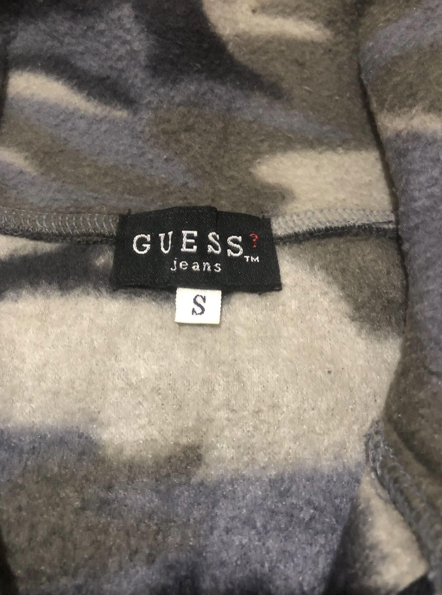 Guess 🔥Vintage Y2K GUESS Camo Half-Zip Fleece Sweater Jacket Size US S / EU 44-46 / 1 - 9 Thumbnail