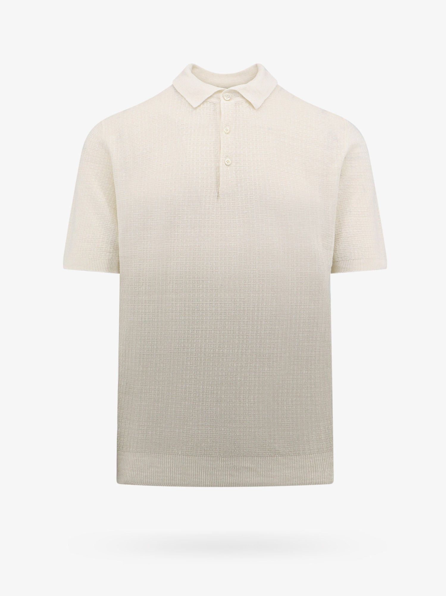 image of Corneliani Polo Shirt Man White Polo Shirts, Men's (Size 2XL)