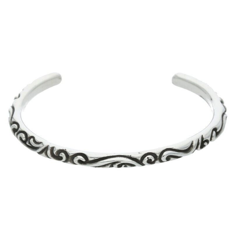 Chrome Hearts Chrome Hearts Silver Bangle Scroll Bracelet Size ONE SIZE - 1 Thumbnail