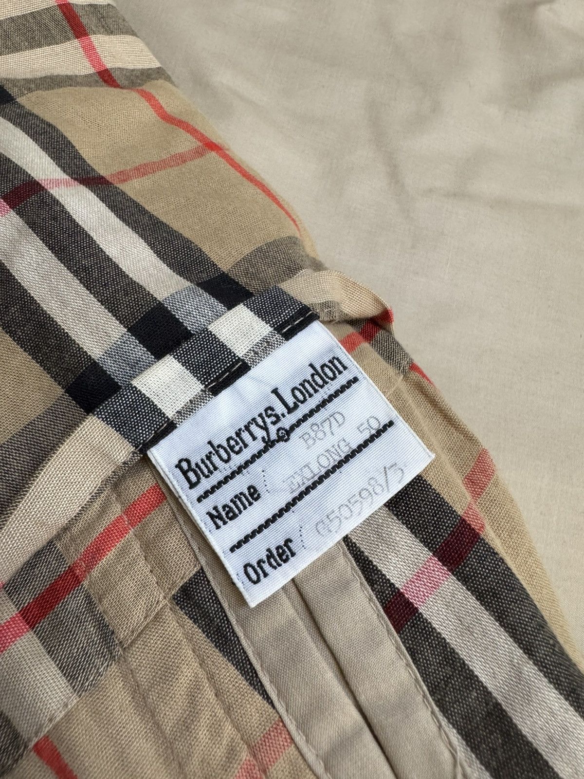 Burberry × Vintage Vintage BURBERRY Full Pattern Nova Check Trench coat Jacket Size US M / EU 48-50 / 2 - 7 Thumbnail