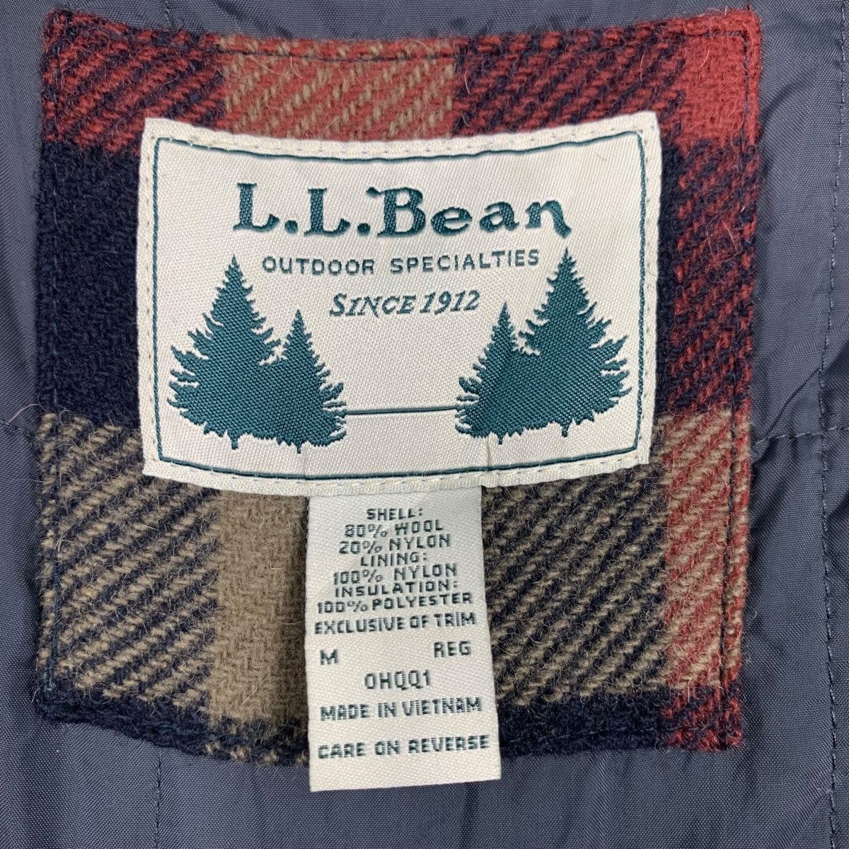 L.L. Bean 90’s L.L. BEAN Tartan Flannel Jacket #2486-C112 Size US M / EU 48-50 / 2 - 15 Thumbnail