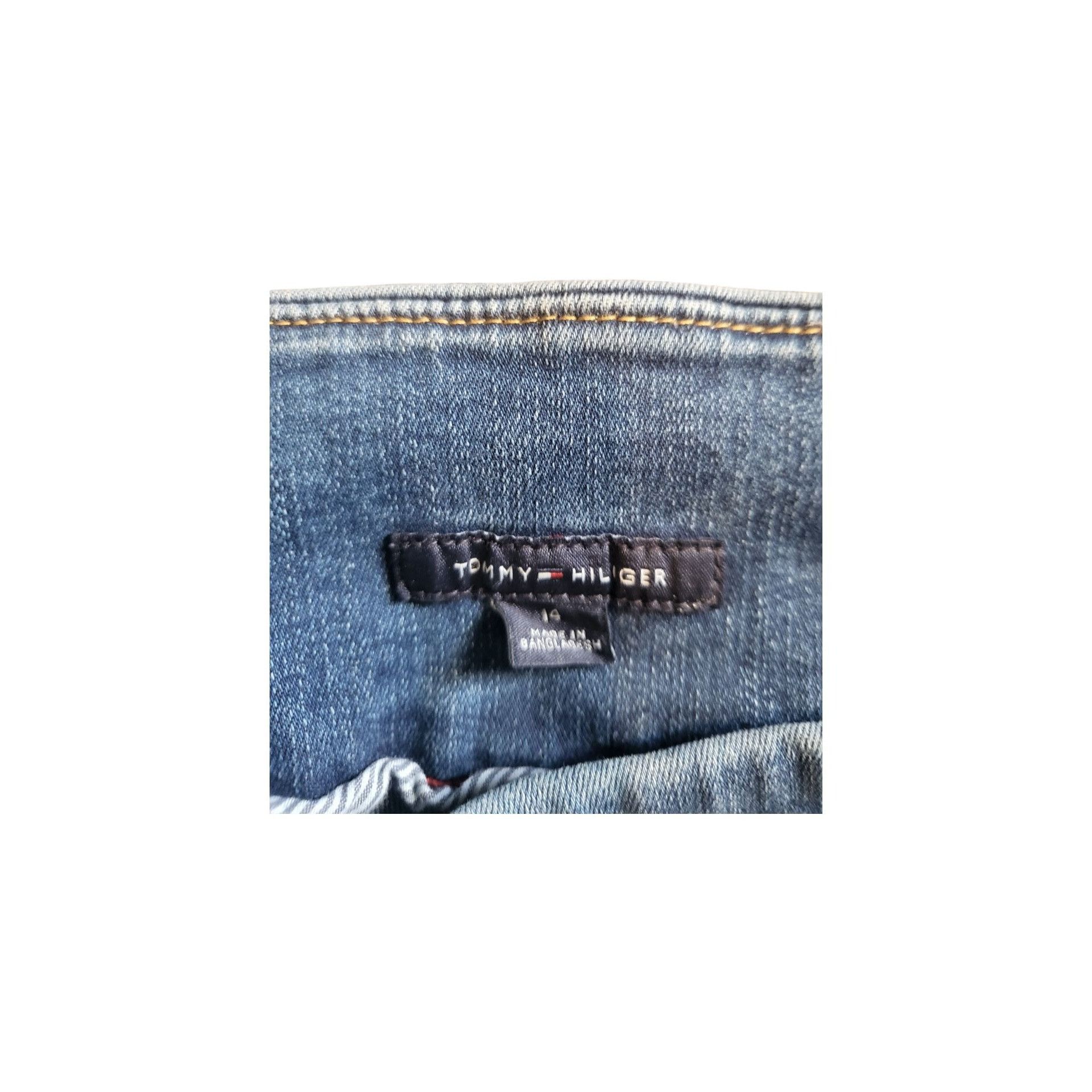 Tommy Hilfiger Tommy Hilfiger Maternity Jeans Women Sz 14 Blue Denim Stretc Size 33" - 6 Thumbnail