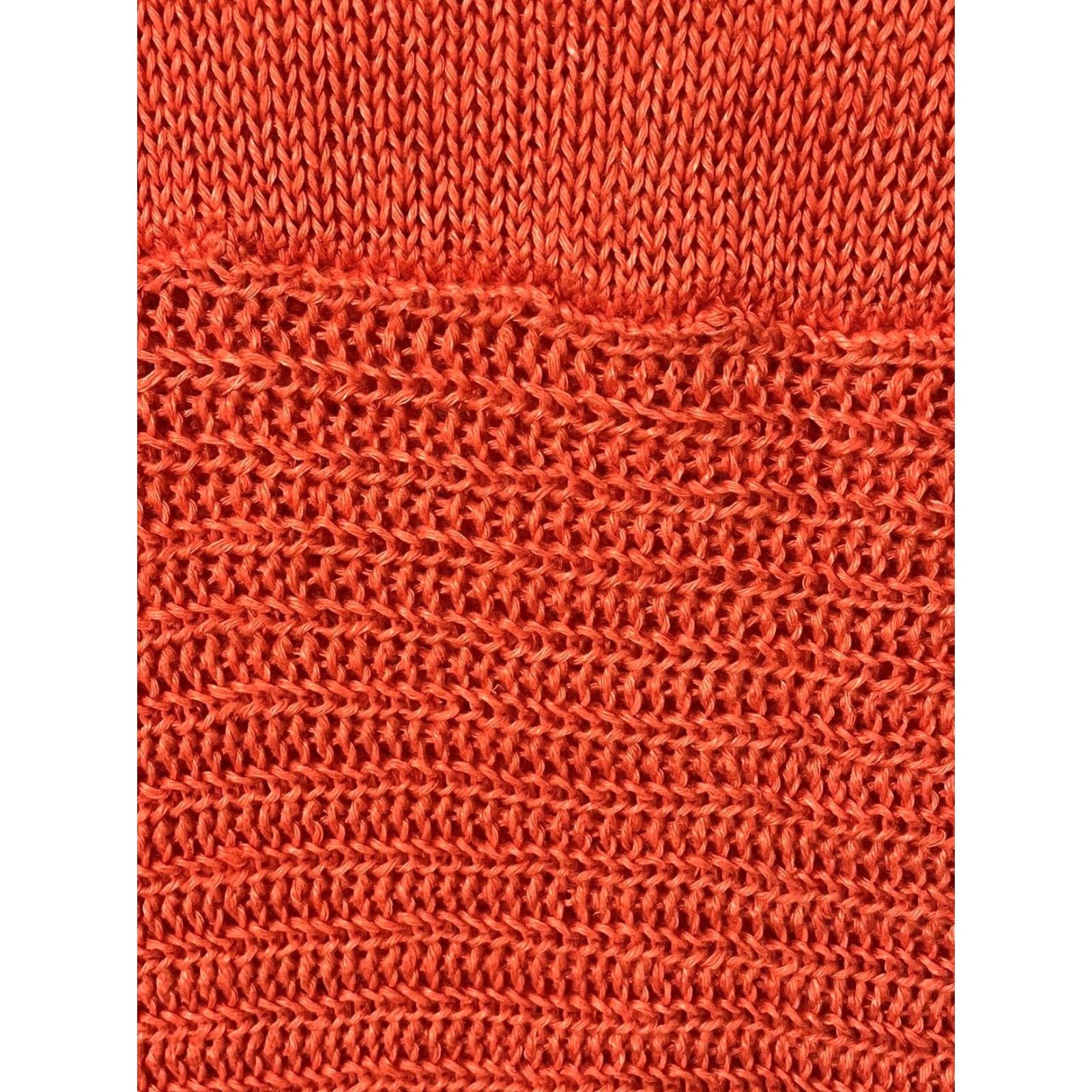 J.Crew J. Crew Linen Sweater Womens Small Orange Long Sleeve Size S / US 4 / IT 40 - 3 Thumbnail