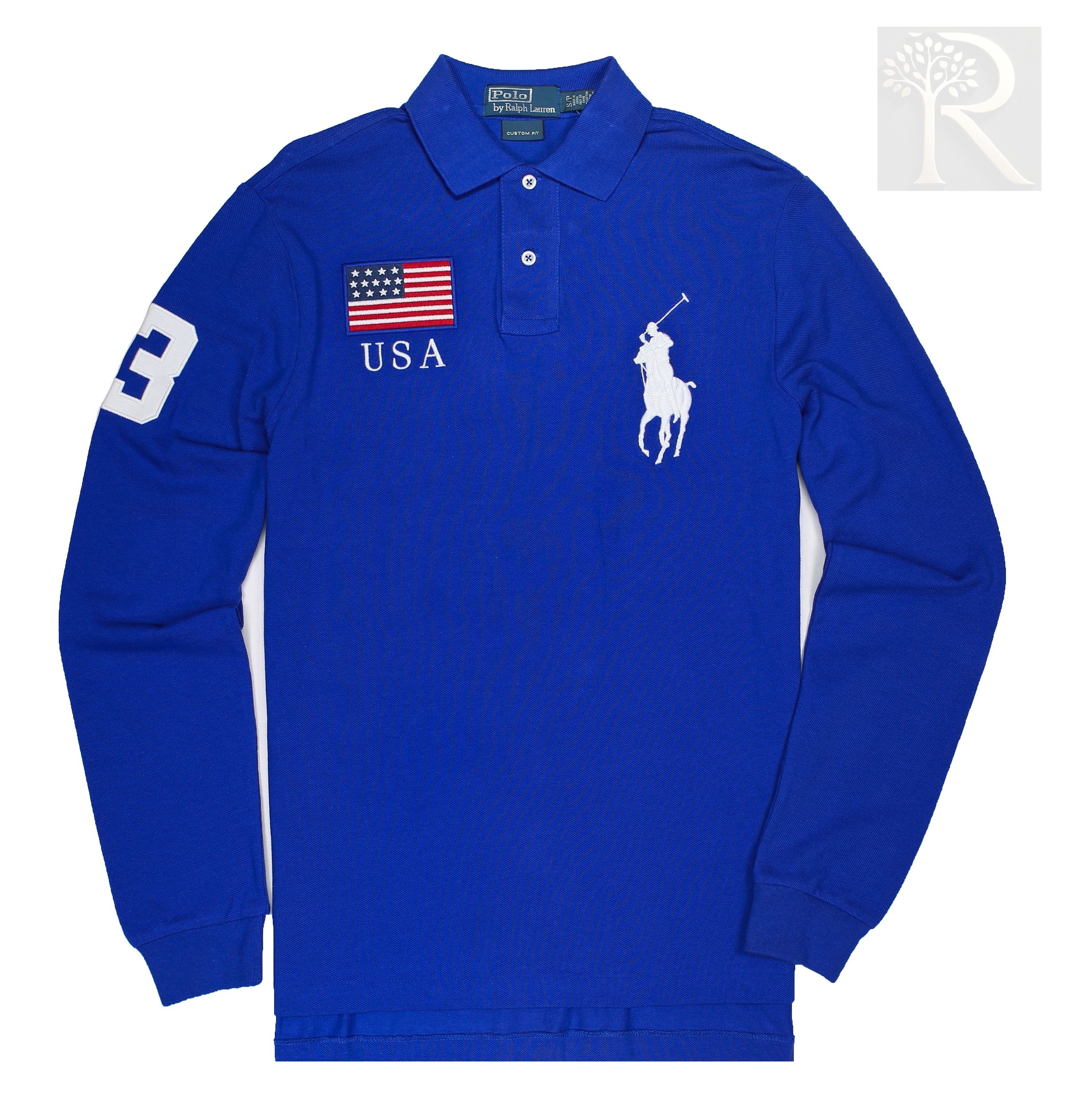 Polo Ralph Lauren NWT Polo Ralph Lauren Men Big Pony Polo "USA EDITION" M Size US M / EU 48-50 / 2 - 1 Thumbnail