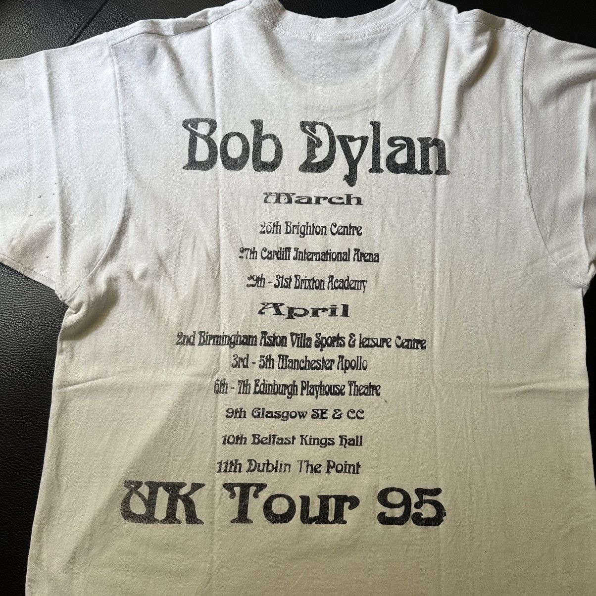Band Tees × Vintage Bob Dylan 1995 UK Tour vintage shirt Size US L / EU 52-54 / 3 - 2 Thumbnail