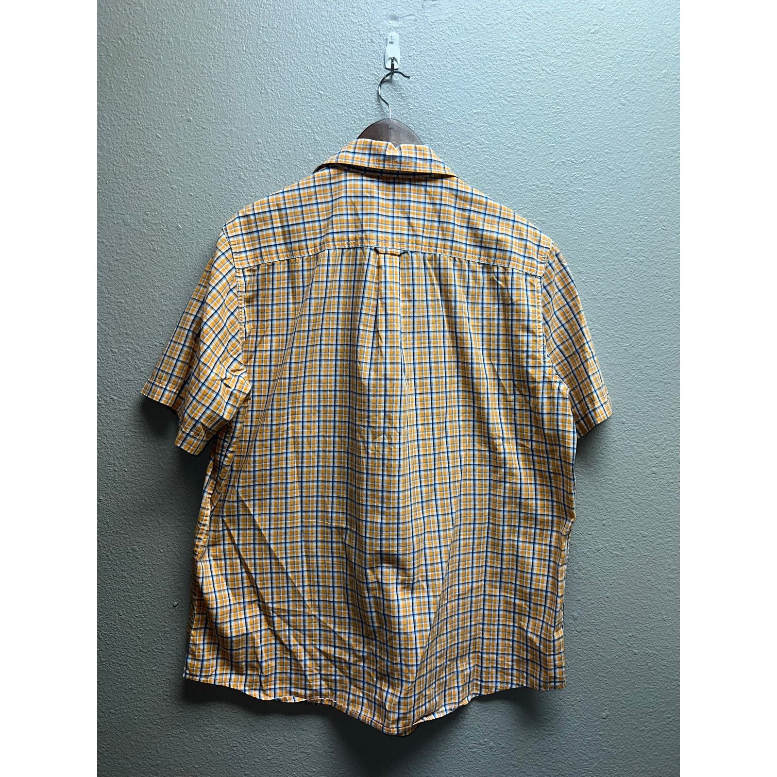 Chaps Chaps Button Up Shirt Orange Blue Easy Care office Summer L Size US L / EU 52-54 / 3 - 7 Thumbnail