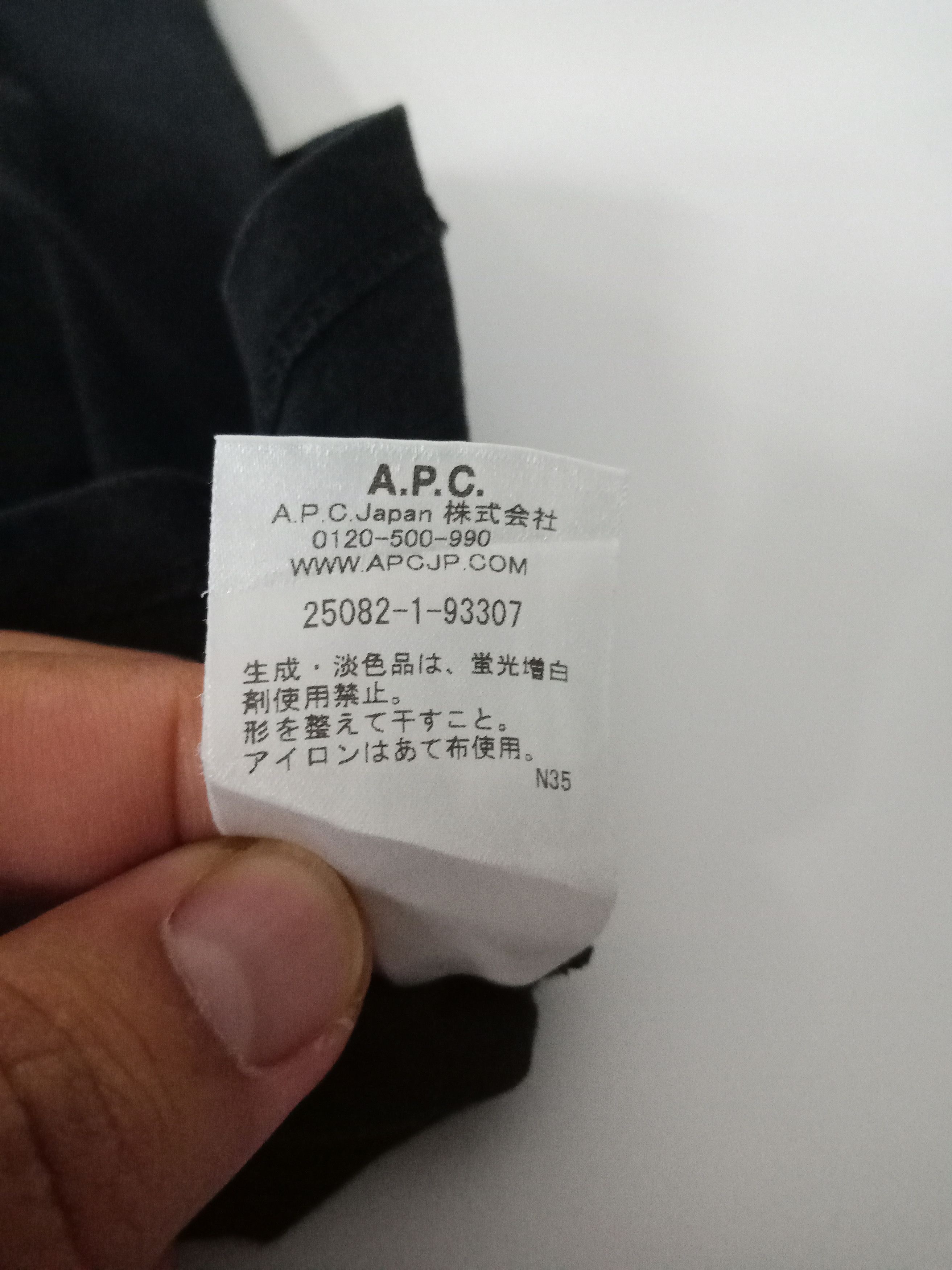 A.P.C. A.P.C. Rue Madame Paris #B Size US M / EU 48-50 / 2 - 6 Thumbnail