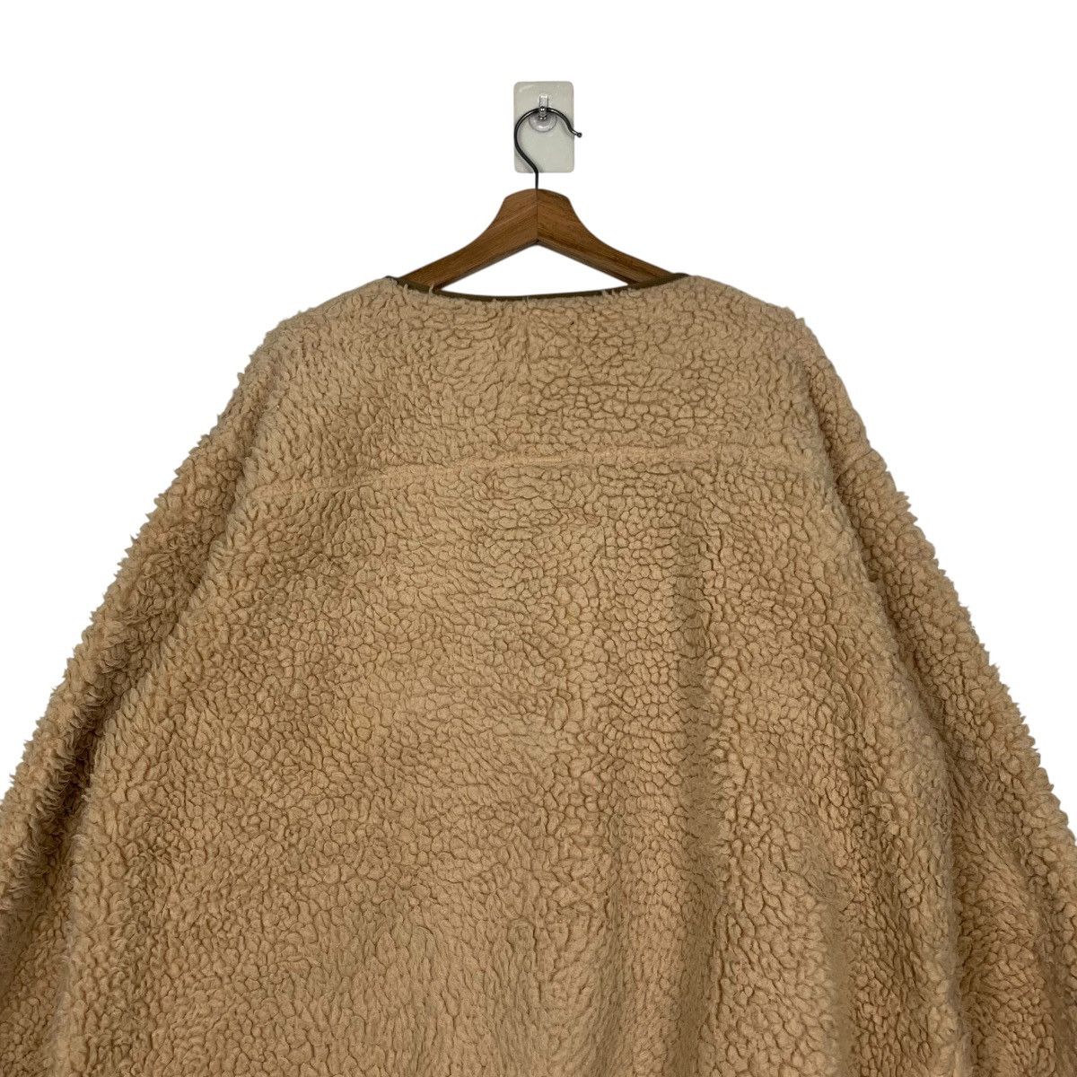 Japanese Brand TITICACA Deep Pile Fleece Jacket V Neck #2108-C92 Size US L / EU 52-54 / 3 - 8 Thumbnail