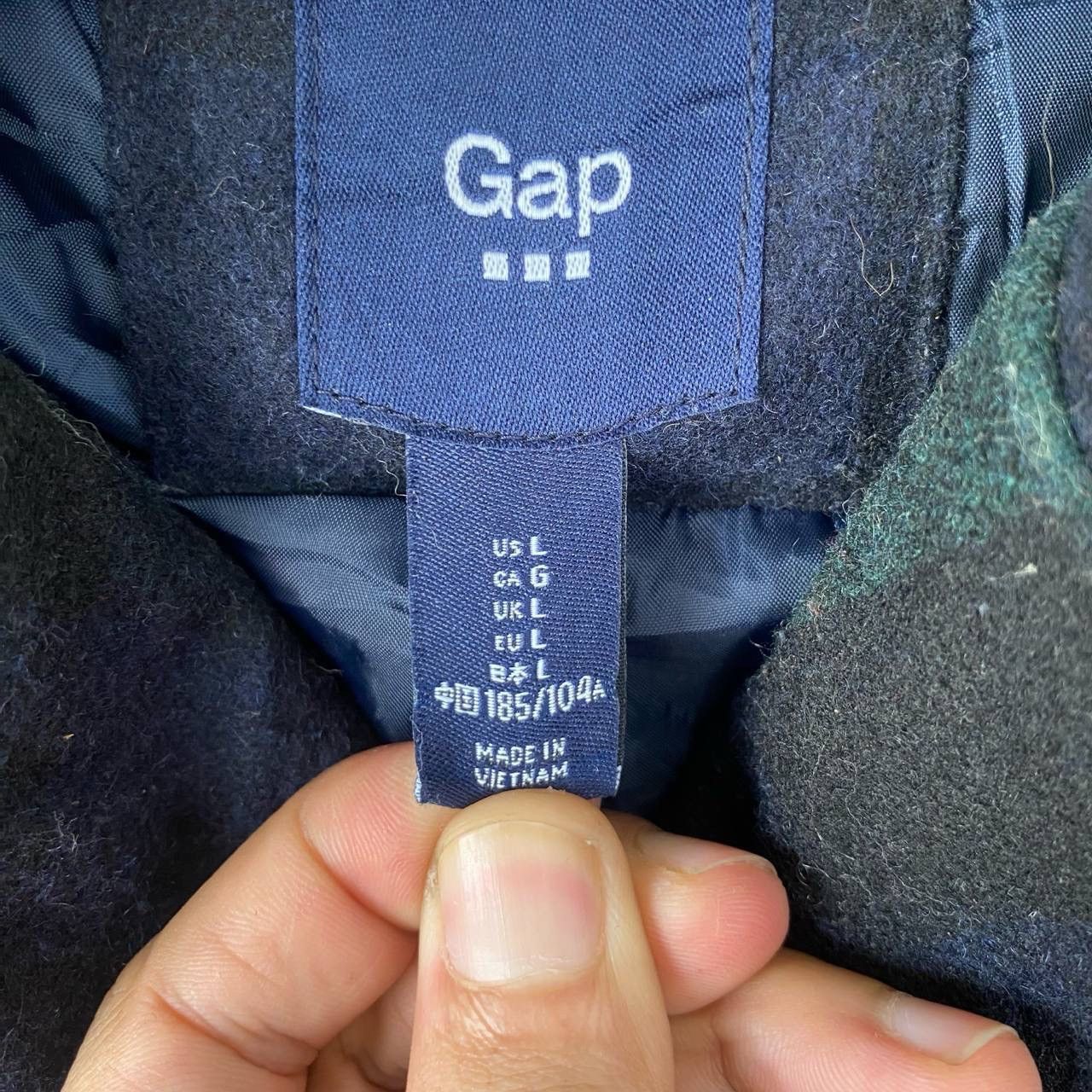 Gap Gap Checkered Board Plaid Wool Double Breast Jacket Size US L / EU 52-54 / 3 - 6 Thumbnail
