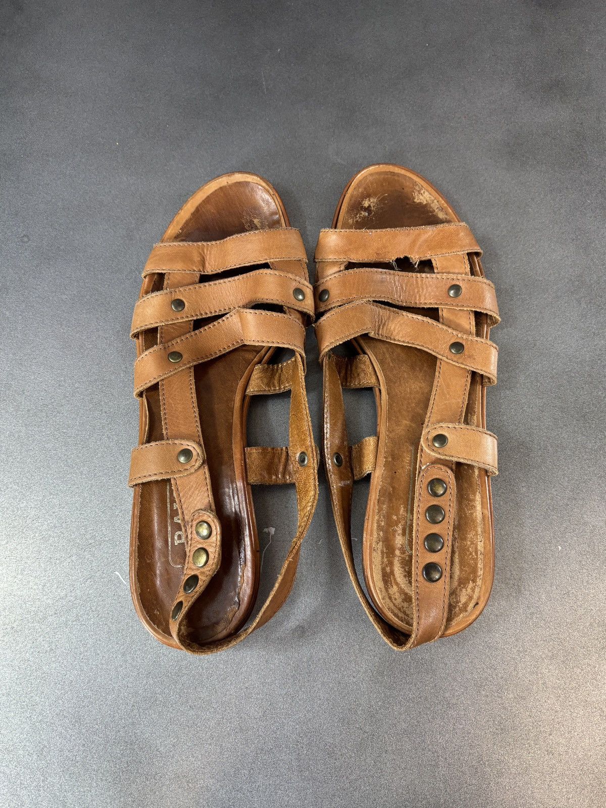 Bally 1985 Vintage Bally Sandals Made in Italy Leather 1980s Women Size US 8.5 / IT 38.5 - 8 Thumbnail