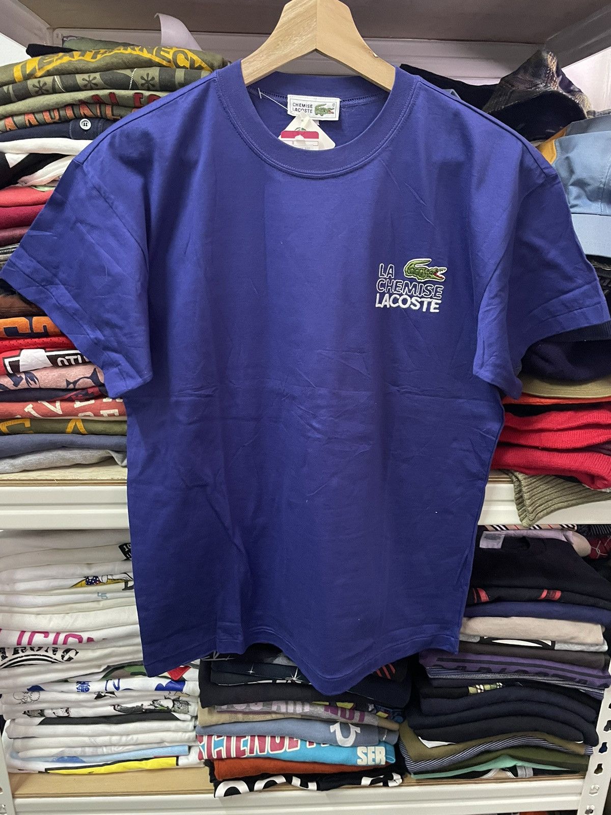 Lacoste × Vintage Vintage Lacoste Single Stiches Tee With Tag Size US M / EU 48-50 / 2 - 1 Thumbnail