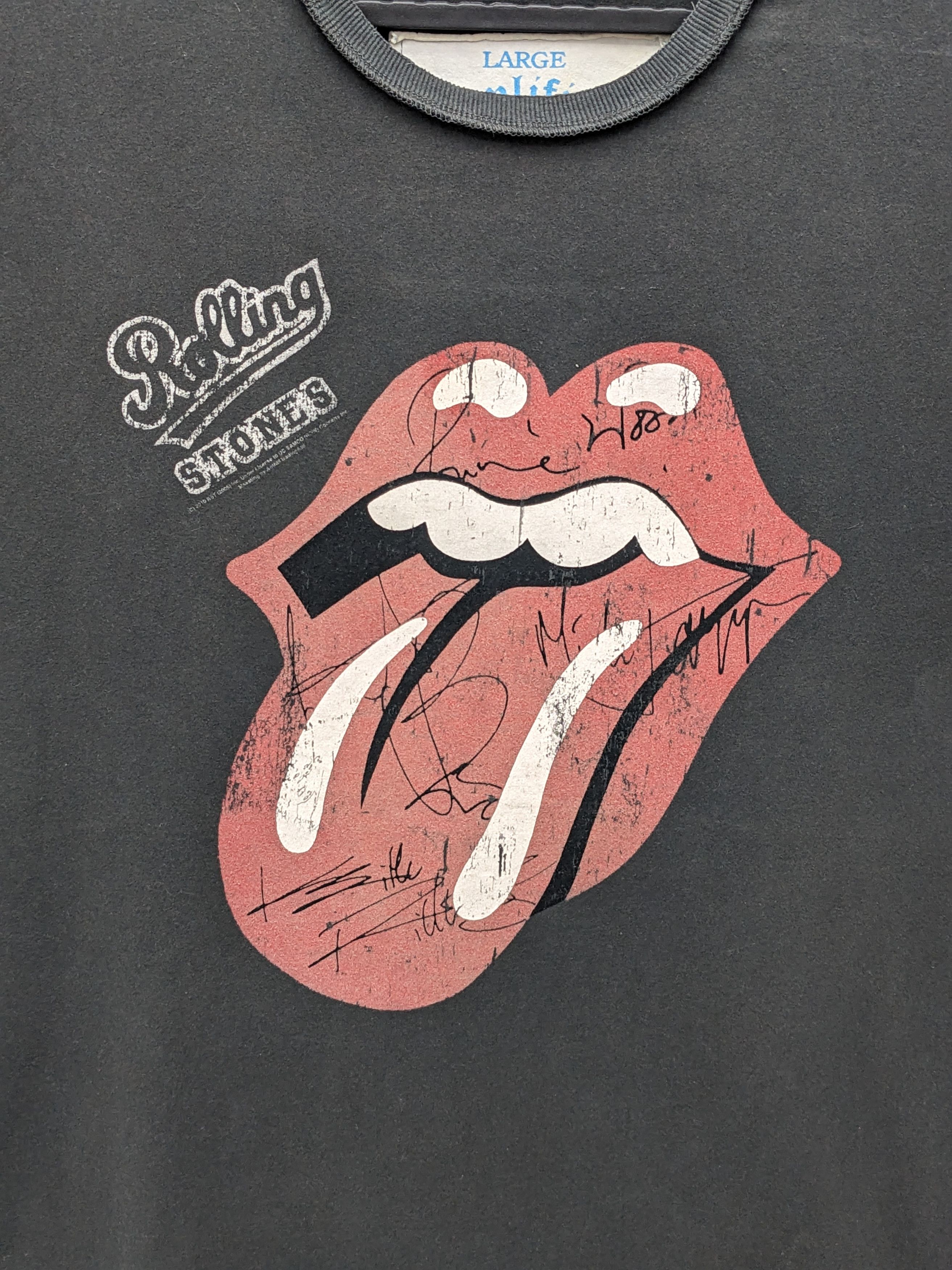 The Rolling Stones VINTAGE Y2K THE ROLLING STONES X AMPLIFIED Size US L / EU 52-54 / 3 - 3 Thumbnail