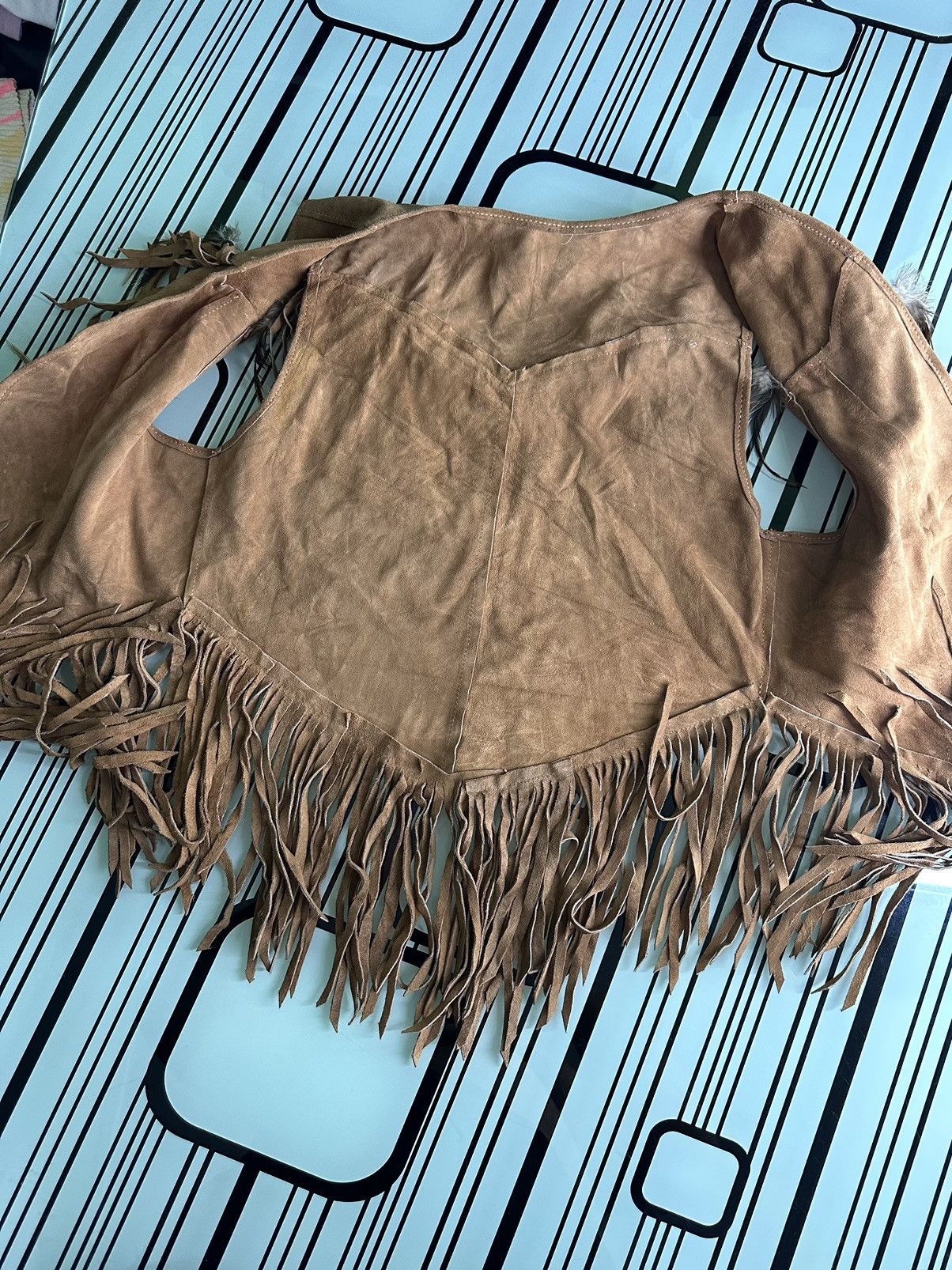 Japanese Brand Vintage Autumn Winter Faux Suede Ethnic Sleeveless Vest Size US S / EU 44-46 / 1 - 8 Thumbnail