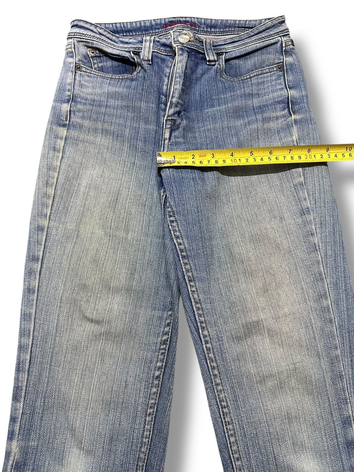 Japanese Brand Sasson Distressed Jeans With Bootcut and Flare Style Size US 27 - 12 Thumbnail