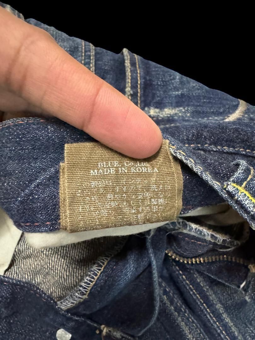 Japanese Brand FLARED Blue Blue Japanese Rusty Mudwash Distressed Grunge Size US 28 / EU 44 - 12 Thumbnail