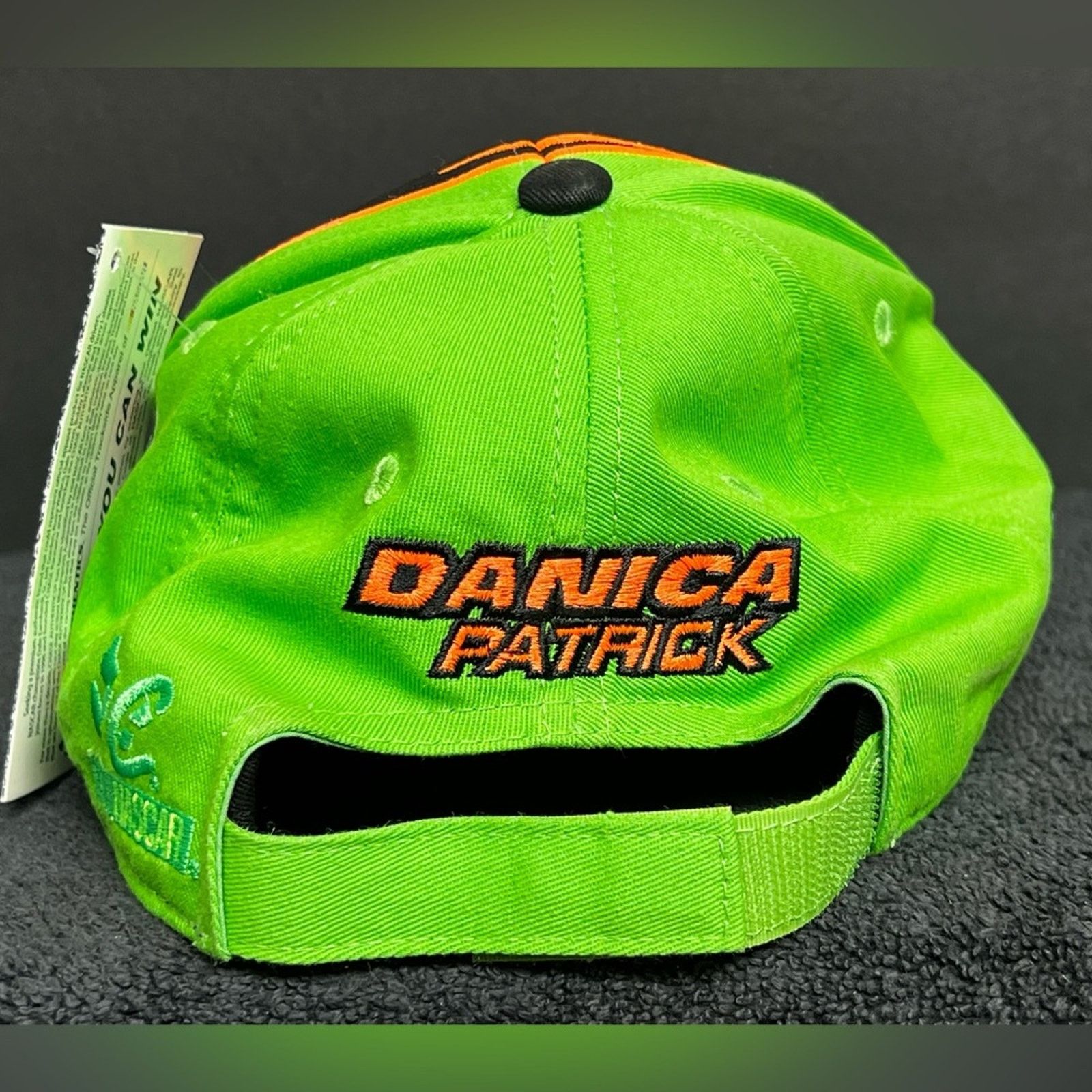 Chase Authentics Autographed NWT Danica Patrick Go Daddy Pit Cap Hat Nascar Size ONE SIZE - 3 Thumbnail
