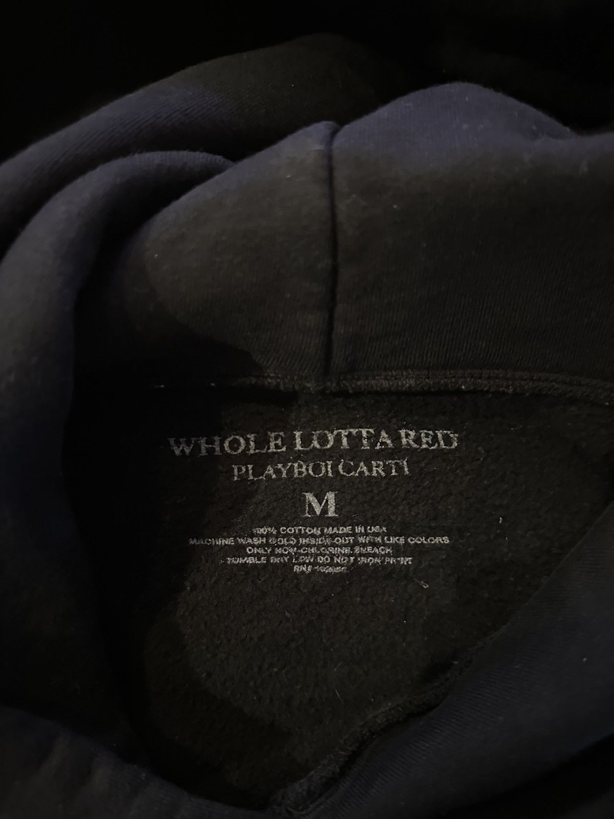 Playboi Carti WLR Whole Lotta Red Two Nine Recording Group Hoodie Size US M / EU 48-50 / 2 - 4 Thumbnail