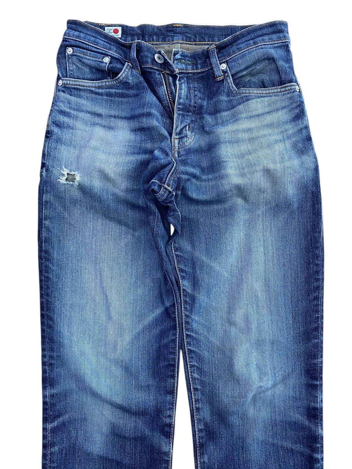 Edwin Vintage Edwin Blue Faded Wash Style Straight Cut Jeans Size US 29 - 2 Thumbnail