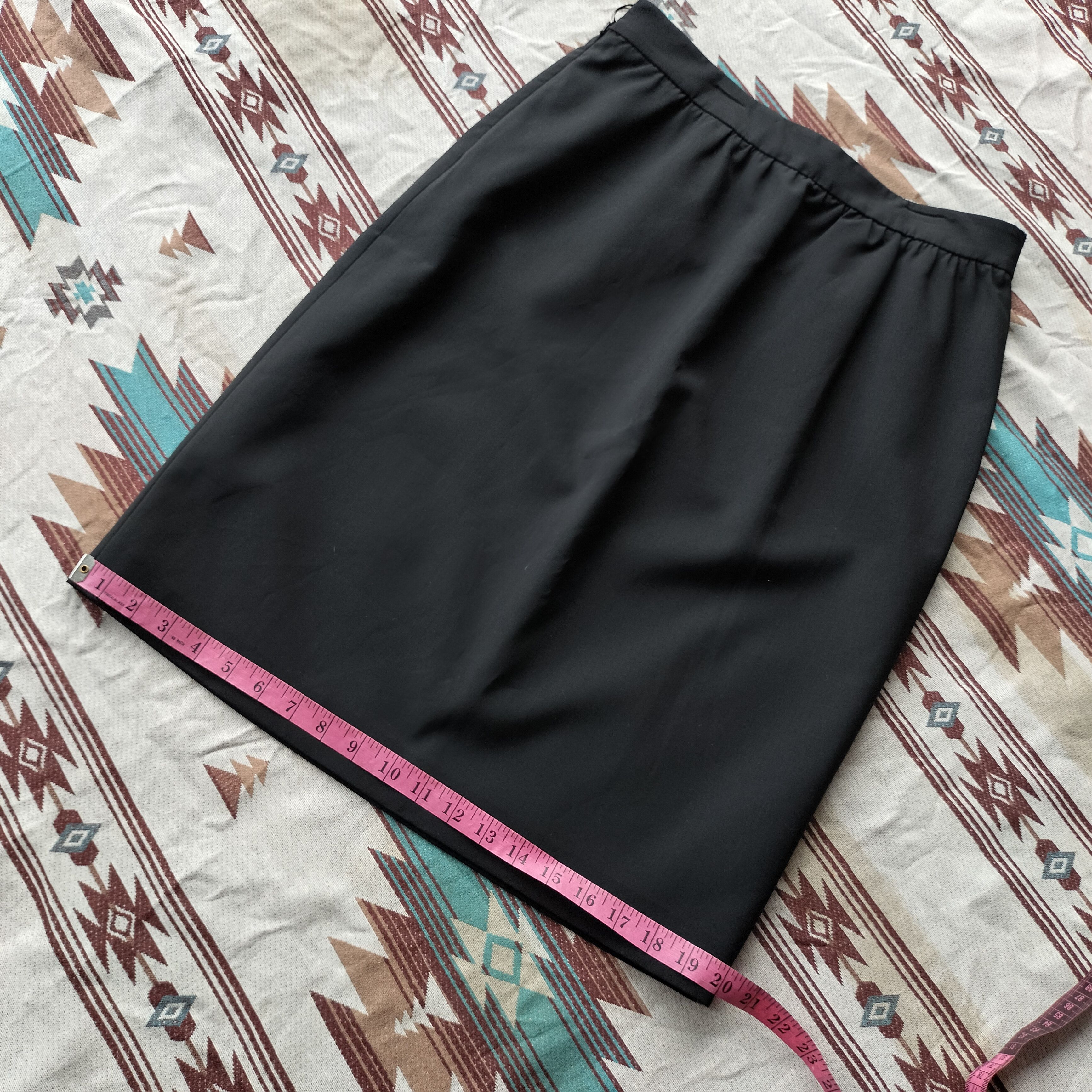 Jil Sander Jil sander black midi skirt Size 30" / US 8 / IT 44 - 12 Thumbnail