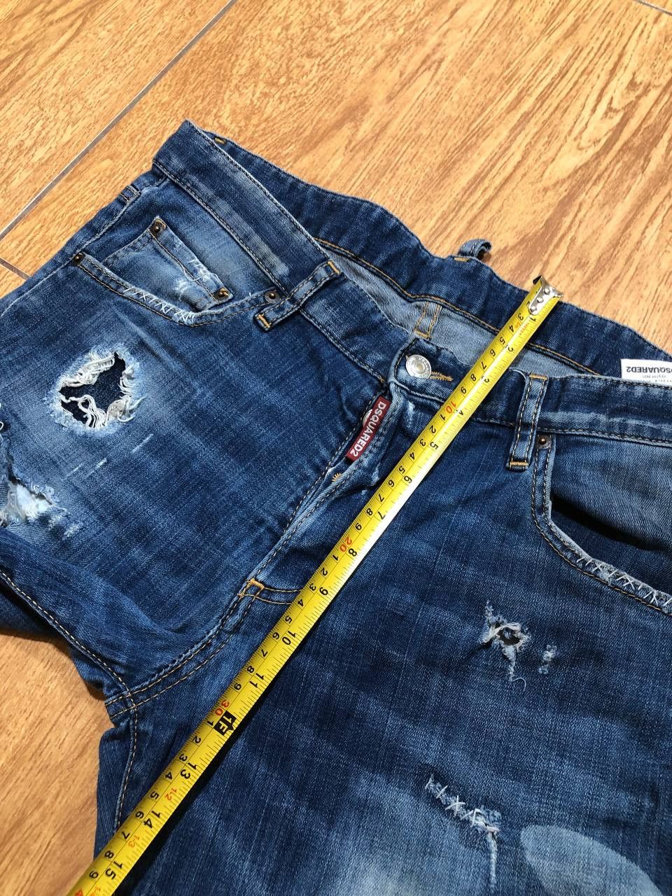 Dsquared2 Luxury Dsquared2 Y2K Distressed Designer Jeans Size US 36 / EU 52 - 13 Thumbnail