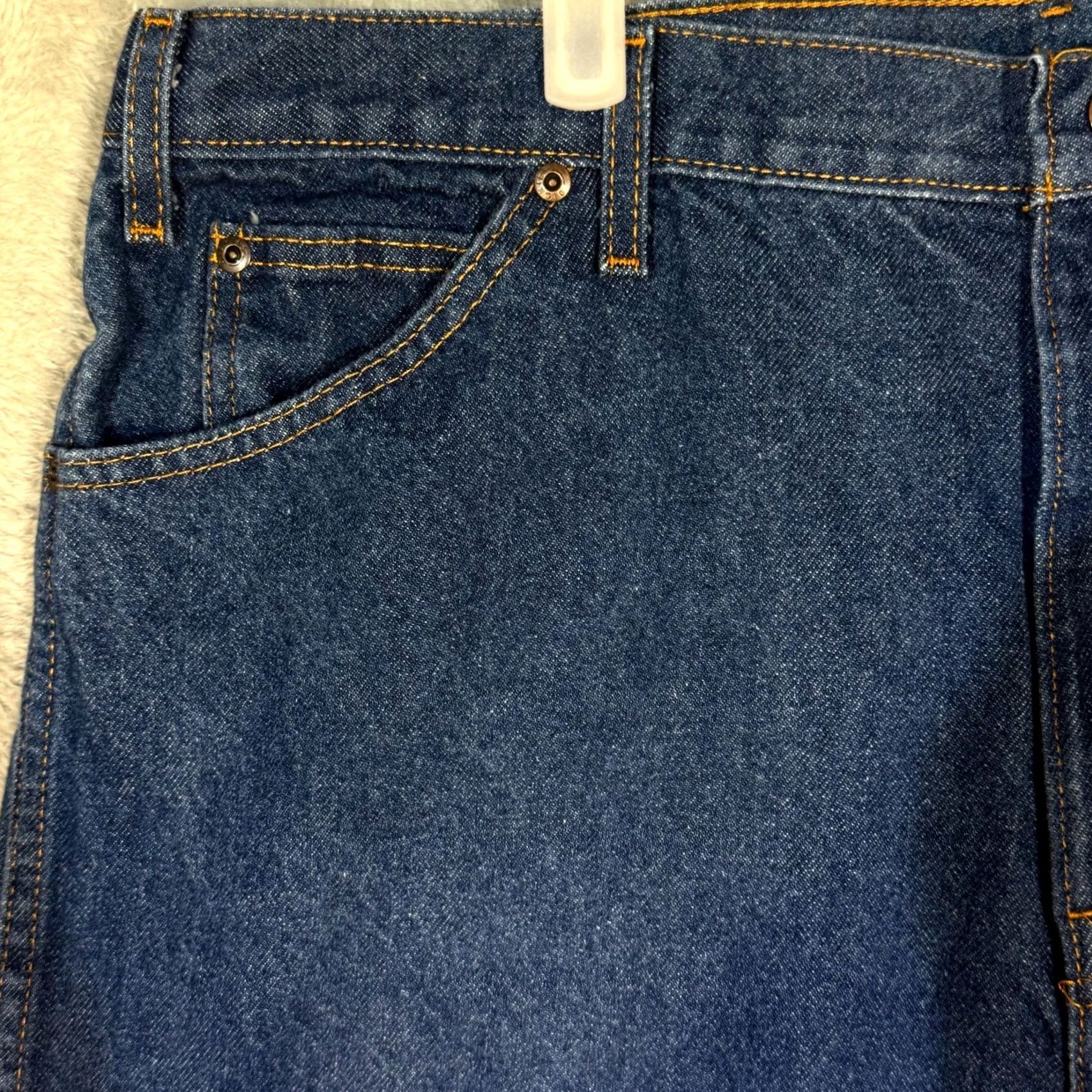 Dickies Dickies Jeans Mens 38UL Blue Denim Relaxed Fit Straight Leg Jeans Mens 38UL Blue Denim Relaxed Fit Straight Leg Dickies Carpenter Jeans Size US 38 / EU 54 - 3 Thumbnail