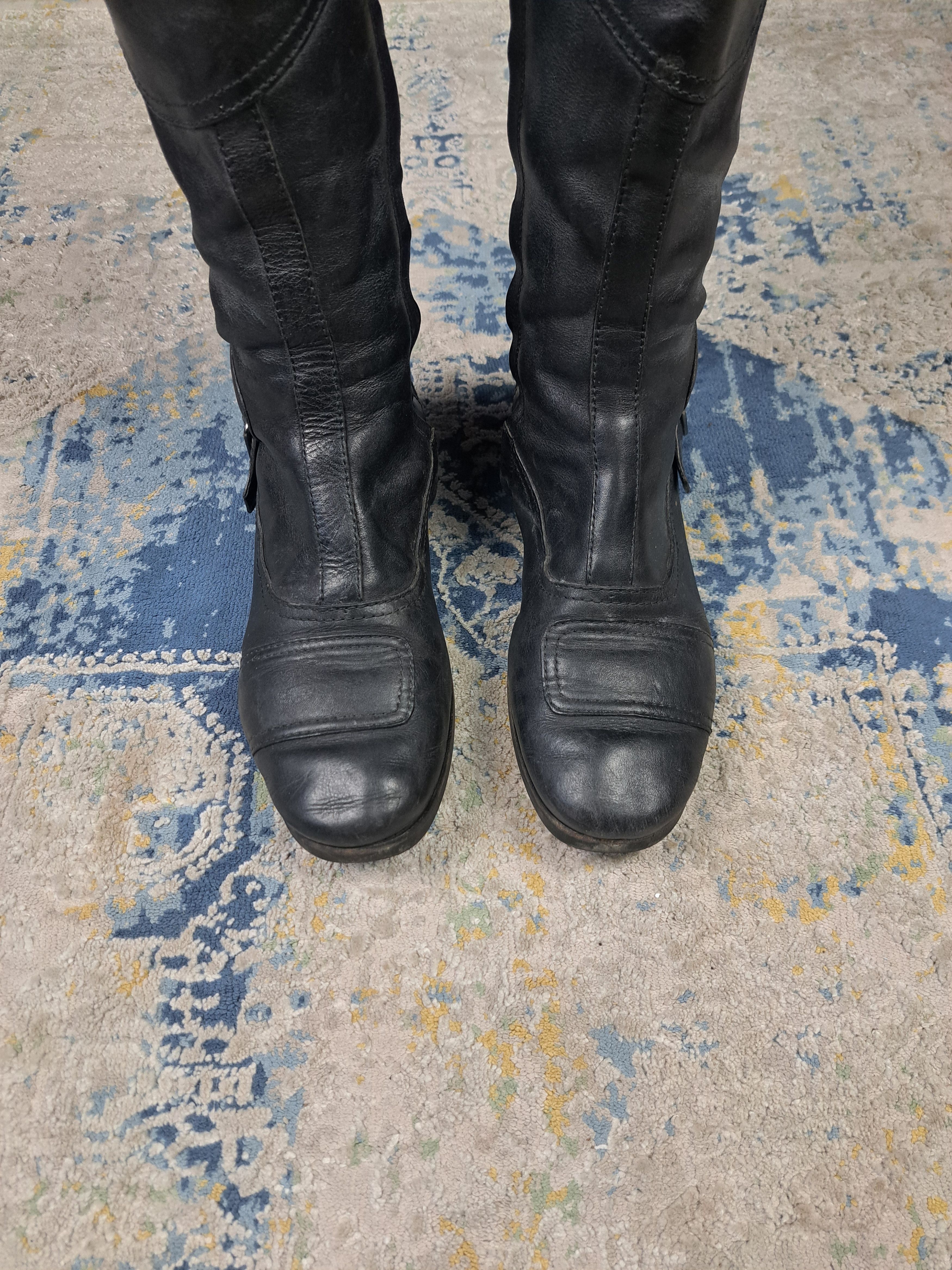 Miu Miu Miu Miu High Boots Leather Archive Designer Luxury High End Size US 7.5 / IT 37.5 - 4 Thumbnail