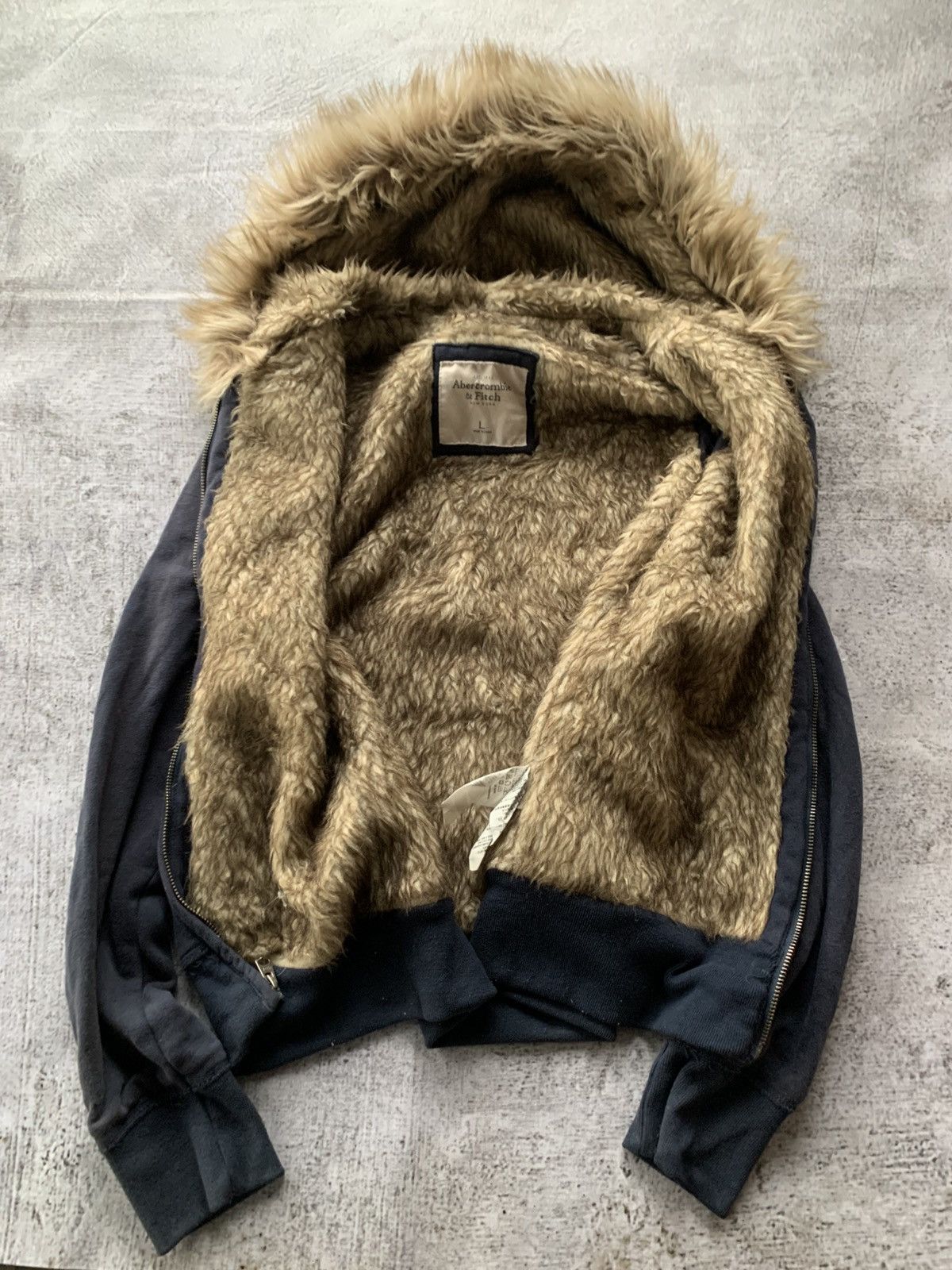 Japanese Brand Abrecombie zip fur hoodie Size US M / EU 48-50 / 2 - 2 Thumbnail
