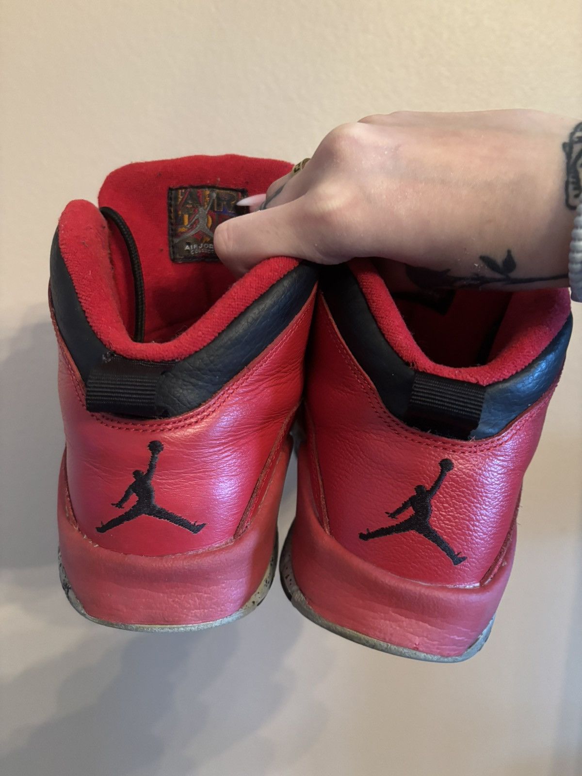 Jordan Brand Air Jordan 10 Retro BG 'Bulls Over Broadway' Size US 5.5 / EU 38 - 4 Thumbnail
