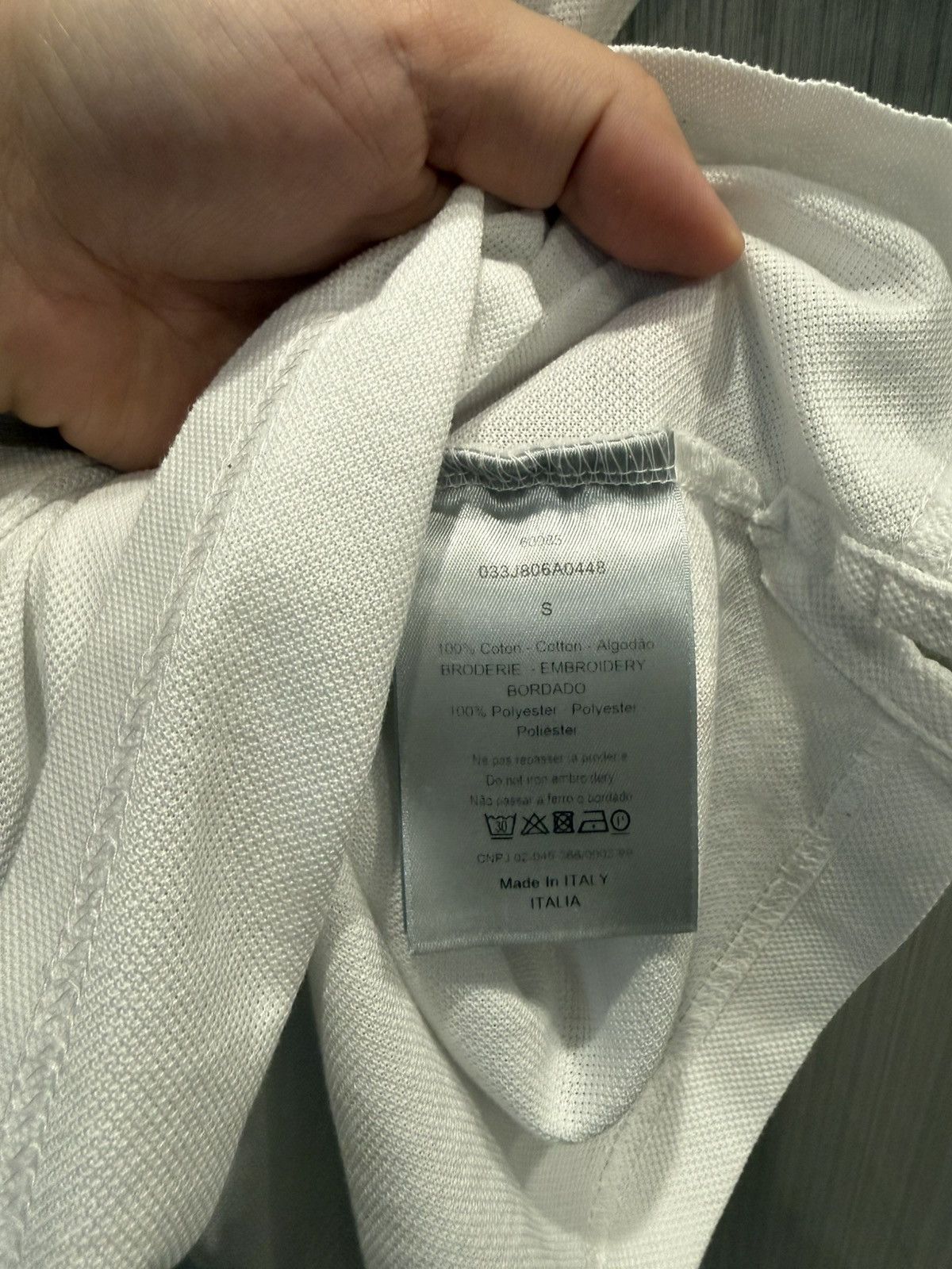 Dior Dior Jordan White Polo T Shirt Size US S / EU 44-46 / 1 - 5 Thumbnail
