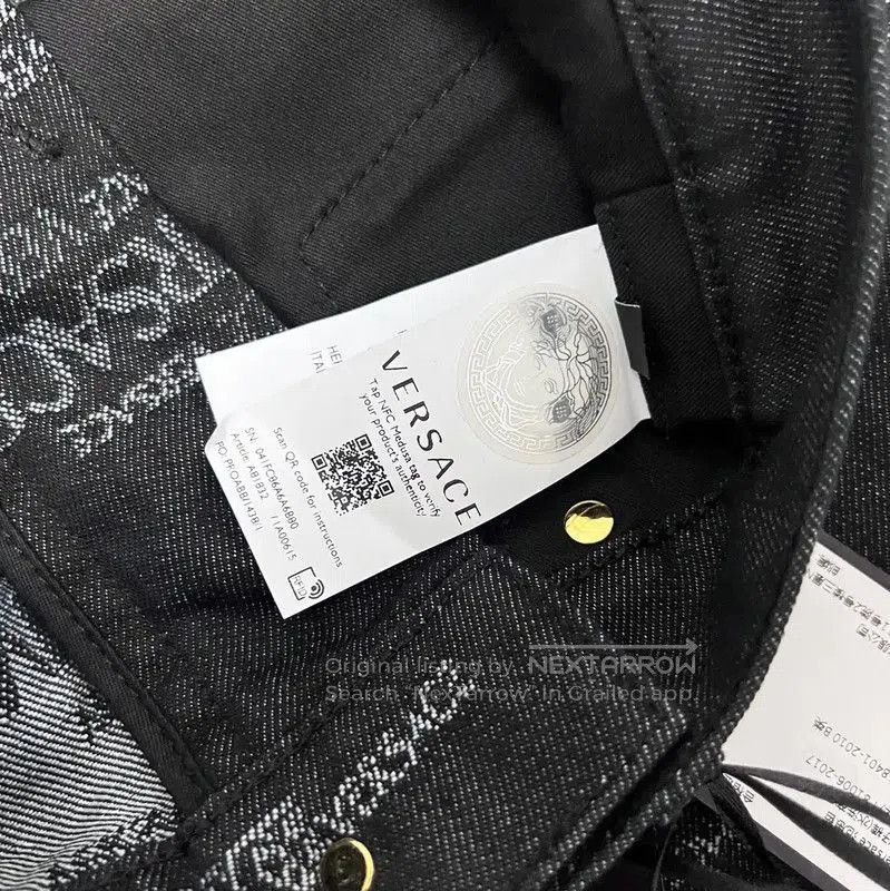 Versace Versace Black Cotton Blend Printed Casual Pants . Size US 26 / EU 42 - 6 Thumbnail