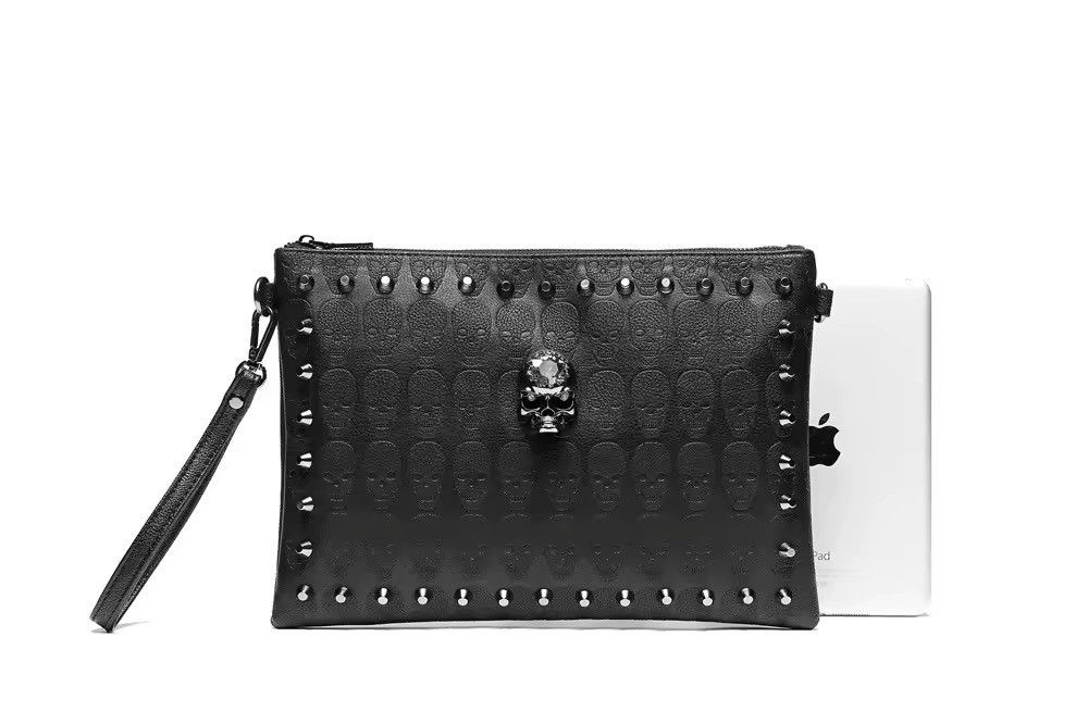 Other Gothic Punk Skeleton Crossbody Shoulder Outdoor Bag Size ONE SIZE - 5 Thumbnail