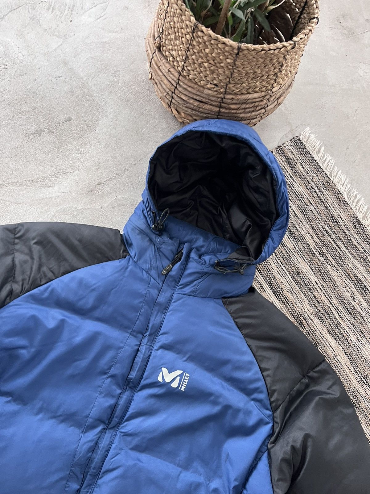 The North Face Vintage Millet Blue Black Outdoor Down Jacket Avantgarde Size US XL / EU 56 / 4 - 5 Thumbnail