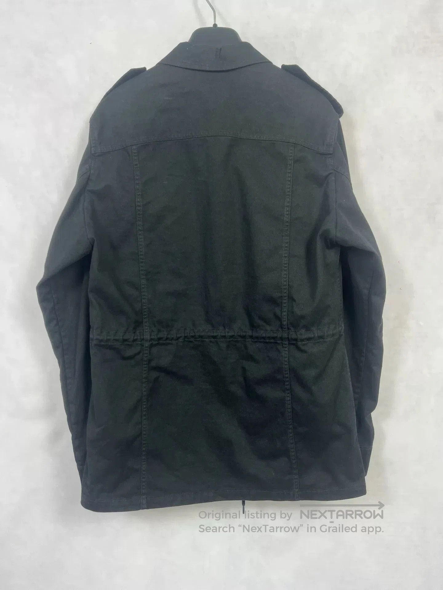Saint Laurent Paris Saint Laurent Black Military Jacket with Badge. Size US M / EU 48-50 / 2 - 2 Thumbnail