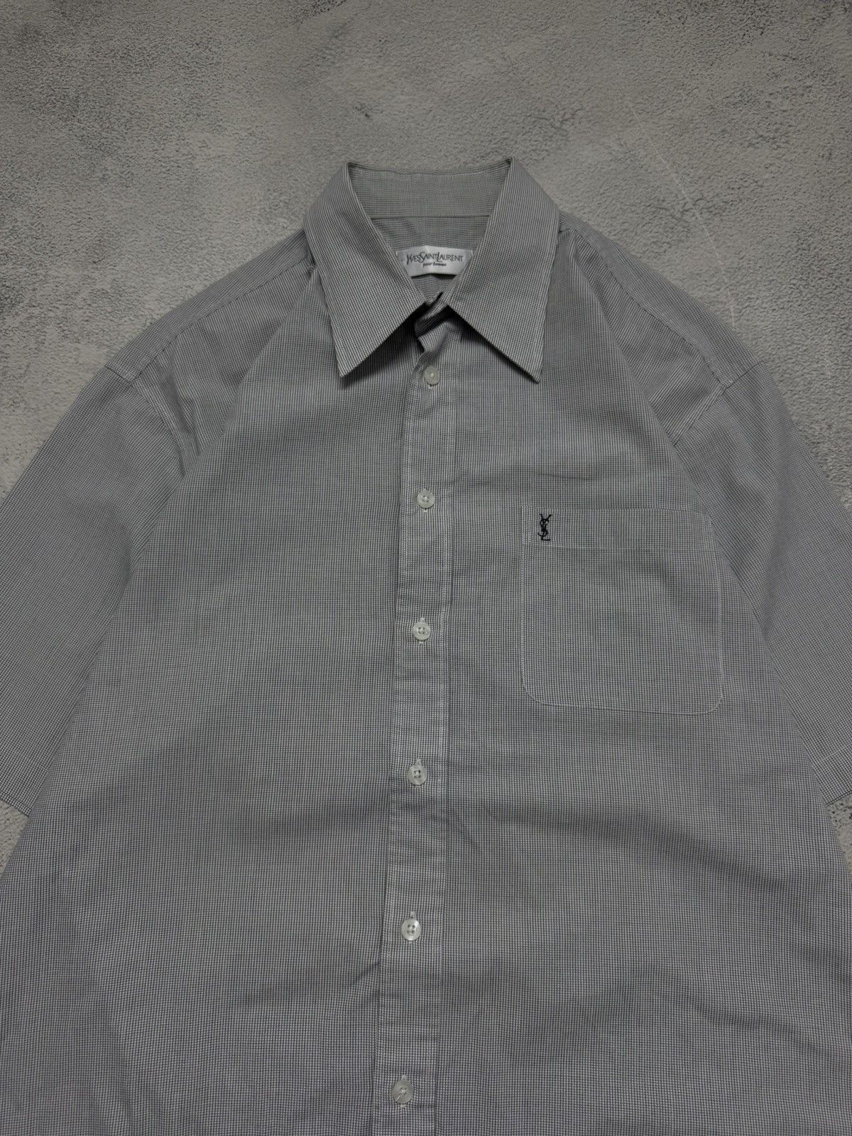 Yves Saint Laurent Vintage Yves Saint Laurent YSL Shirt Luxury Size US L / EU 52-54 / 3 - 3 Thumbnail