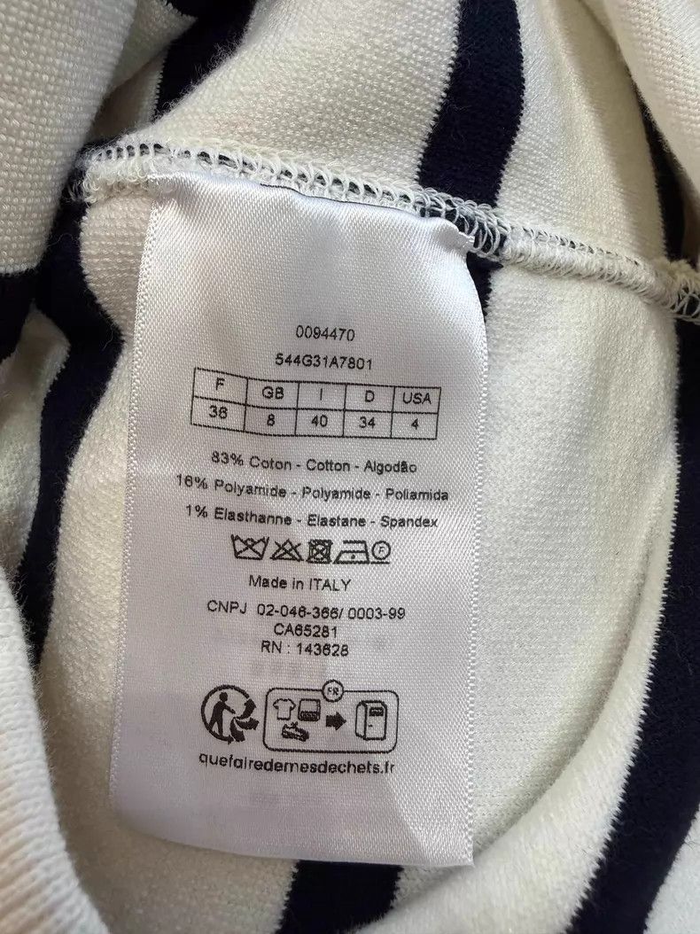 Dior Dior Black and white striped hooded knitted cardigan coat Size XS / US 0-2 / IT 36-38 - 5 Thumbnail