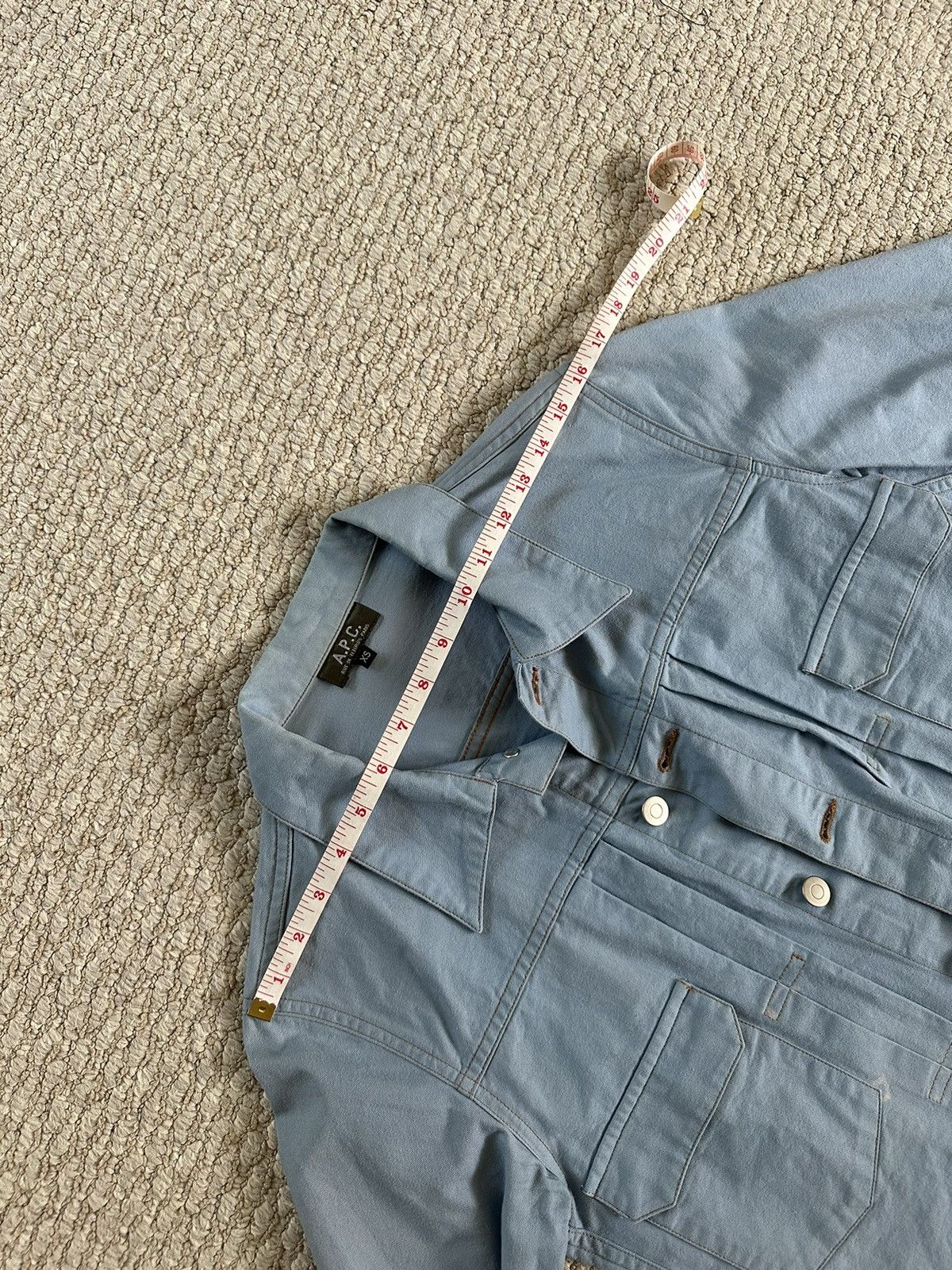 A.P.C. Light blue APC denim style jacket Size US XS / EU 42 / 0 - 5 Thumbnail