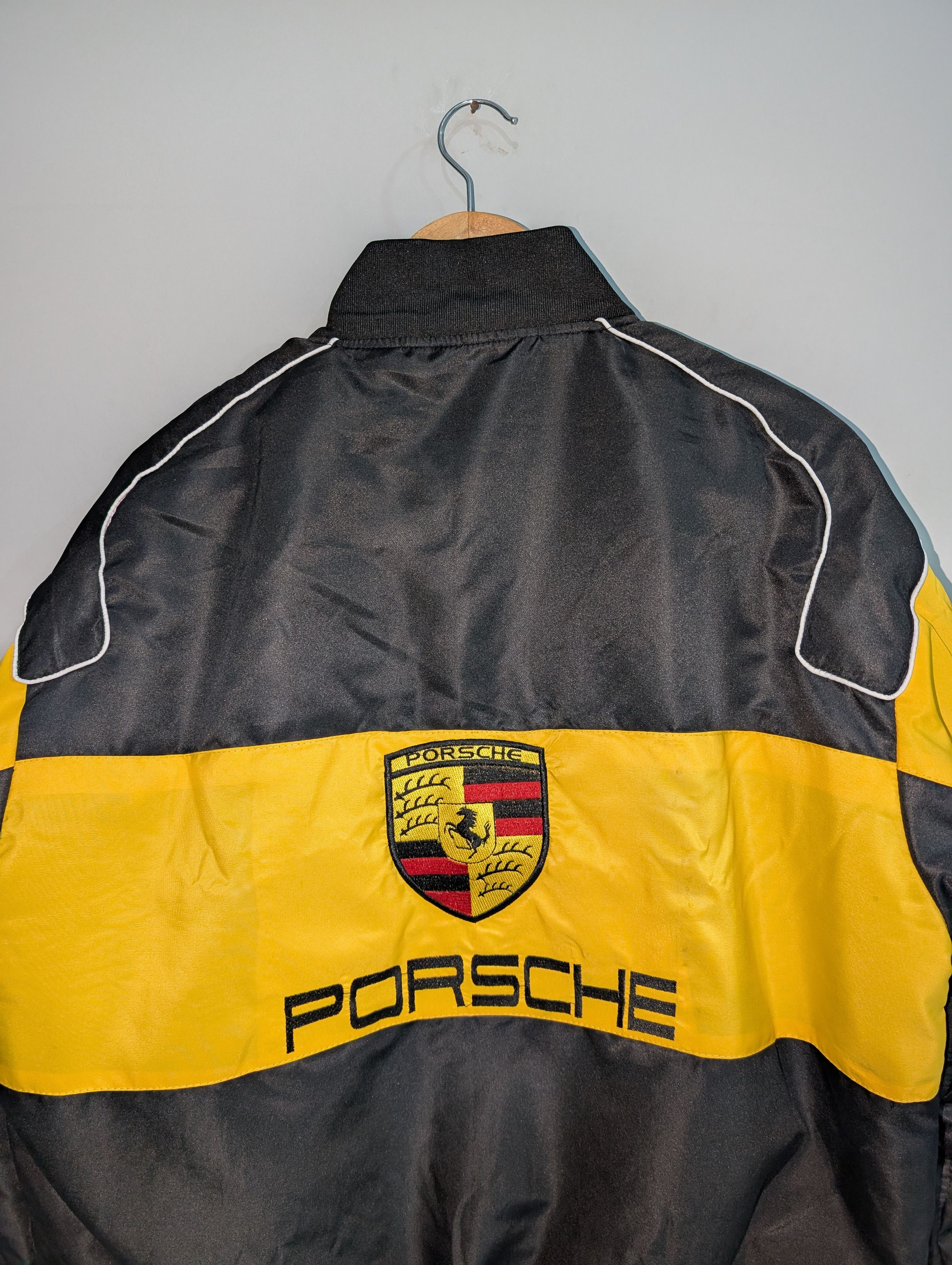 Vintage 🔥Porsche🔥F1 RACING JACKET 90s RETRO STREETWEAR Size M / US 6-8 / IT 42-44 - 7 Thumbnail
